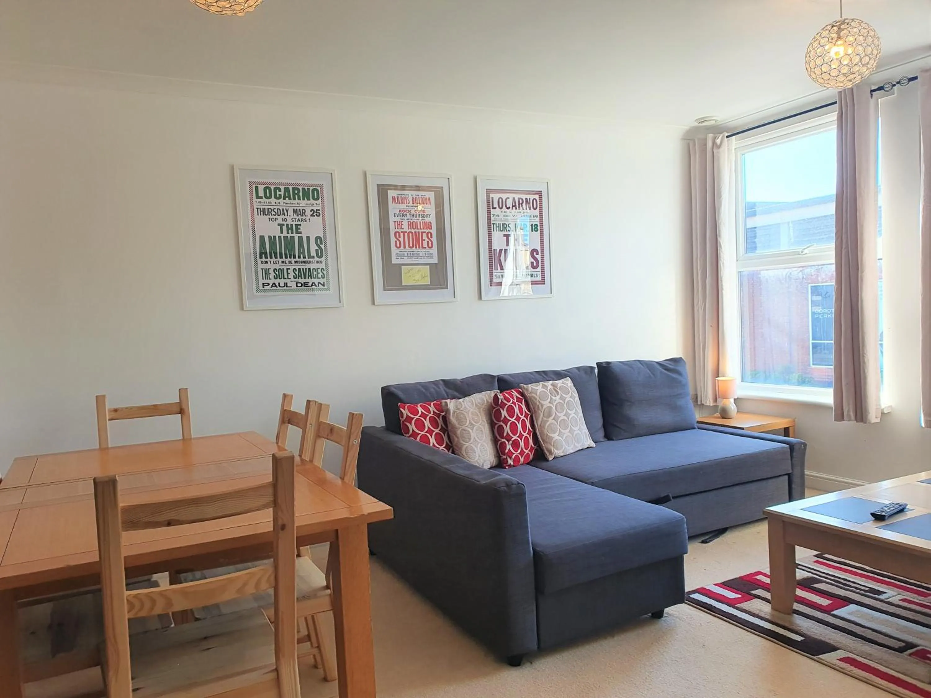 Living room in Old Town Apartments