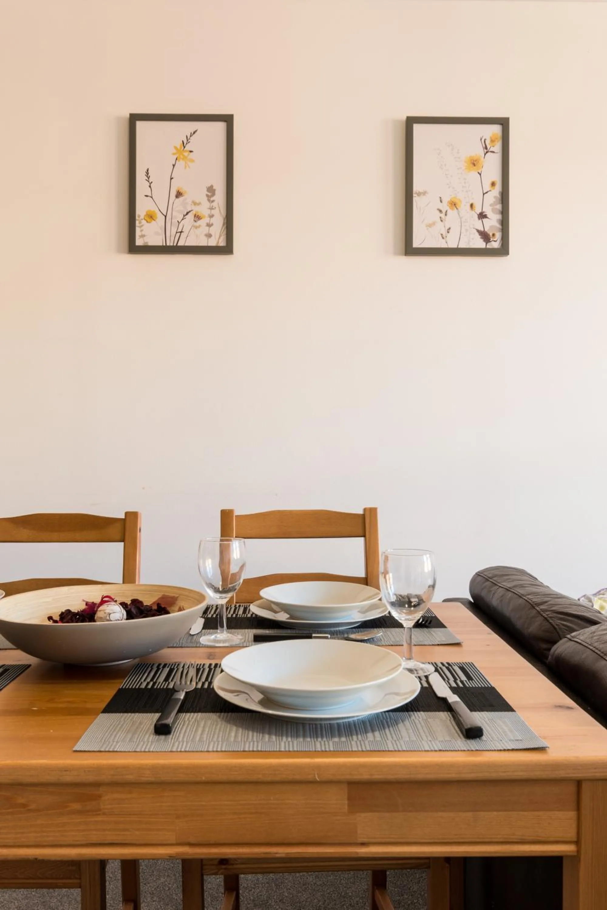 Seating area in Old Town Apartments