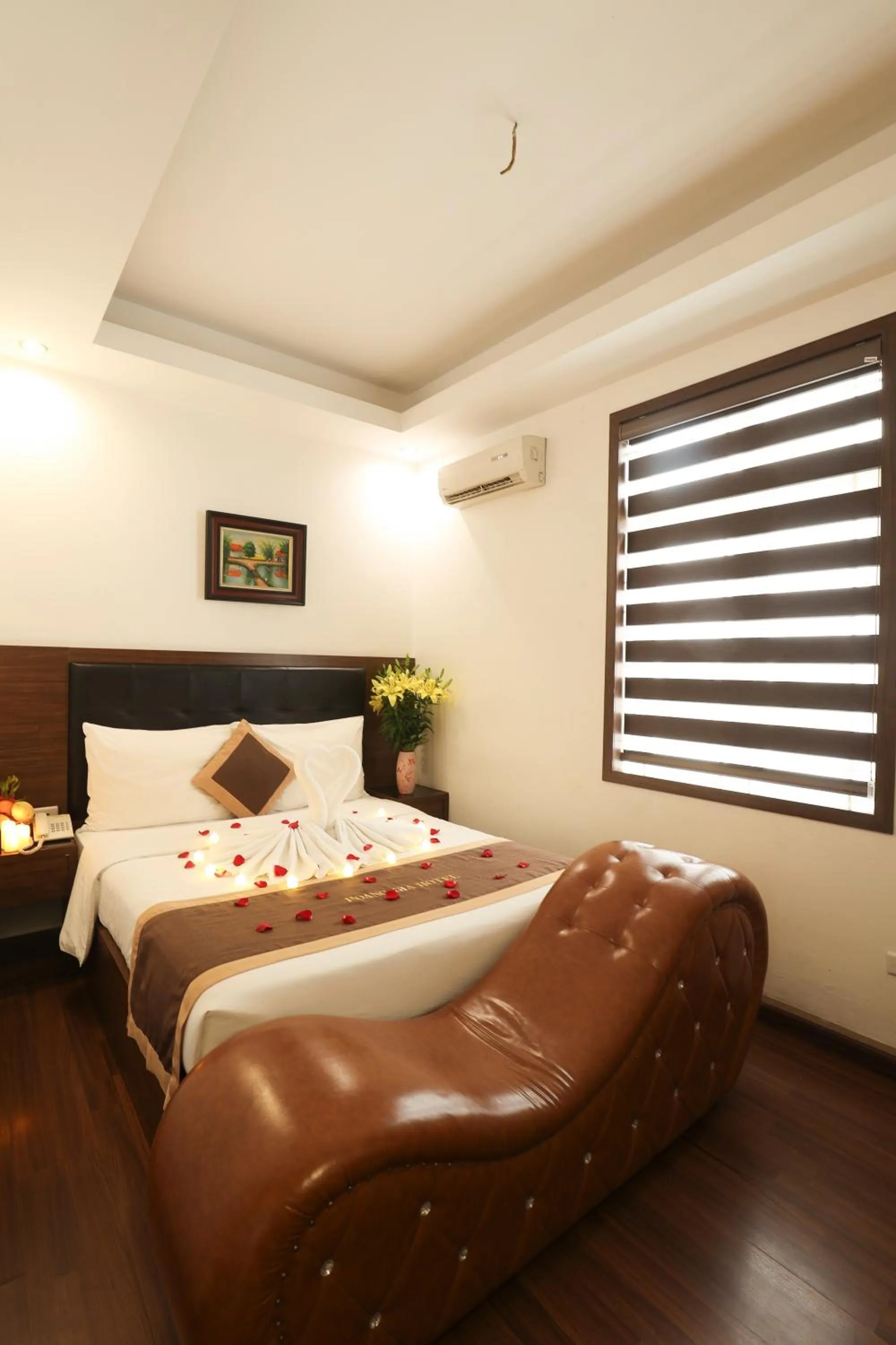 Bed in Hoàng Gia Xa La Boutique Hotel