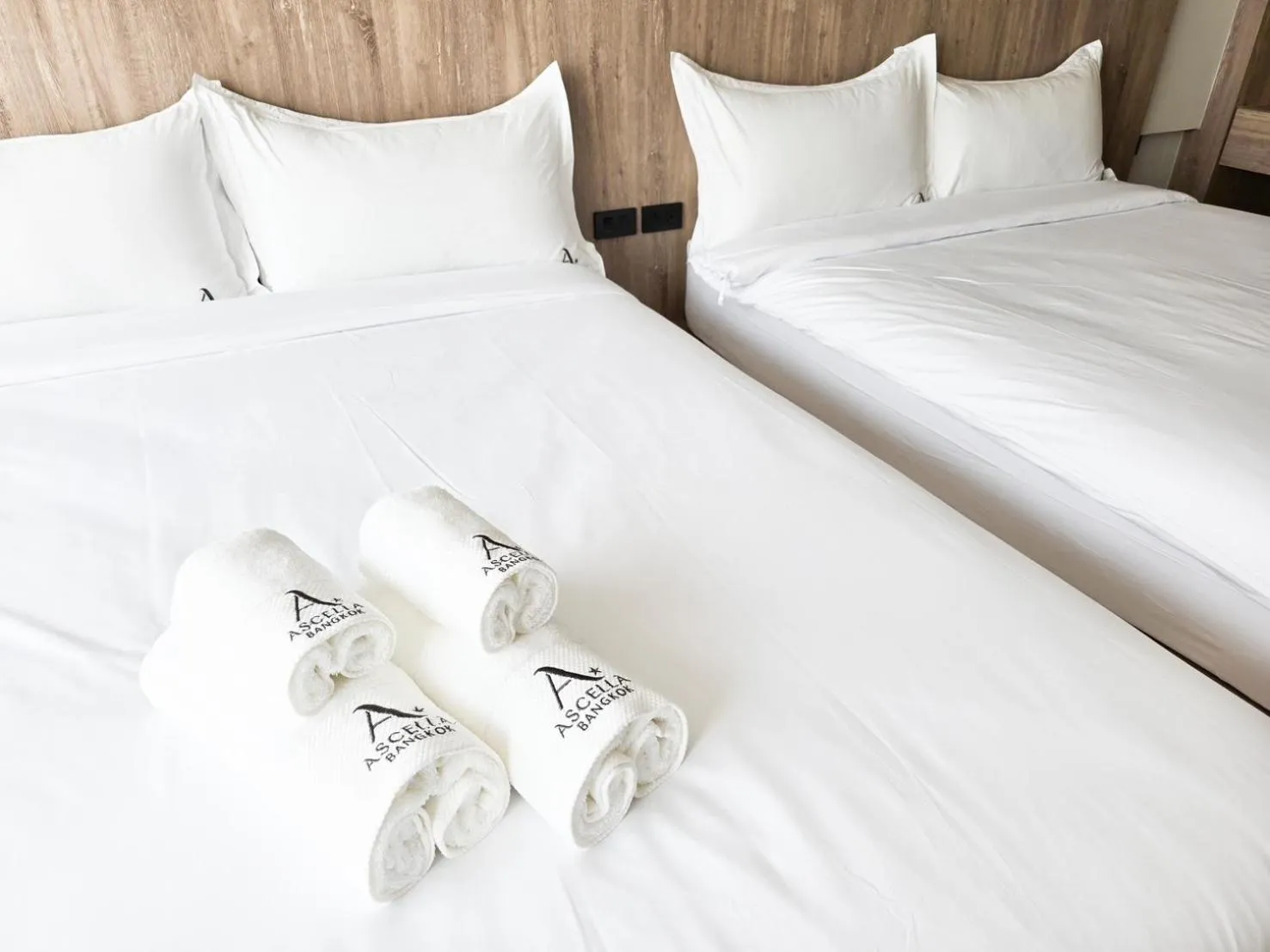 Bed in Ascella Bangkok Hotel