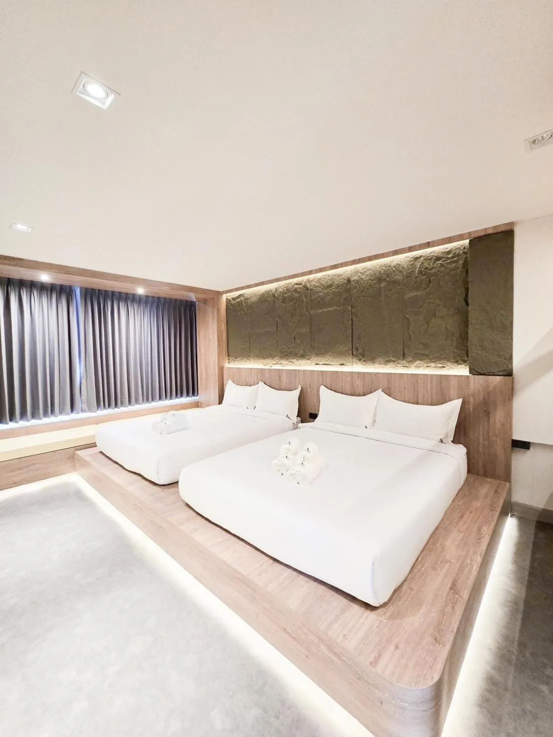 Bed in Ascella Bangkok Hotel