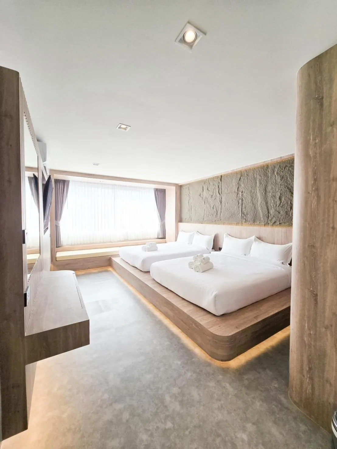 Bed in Ascella Bangkok Hotel