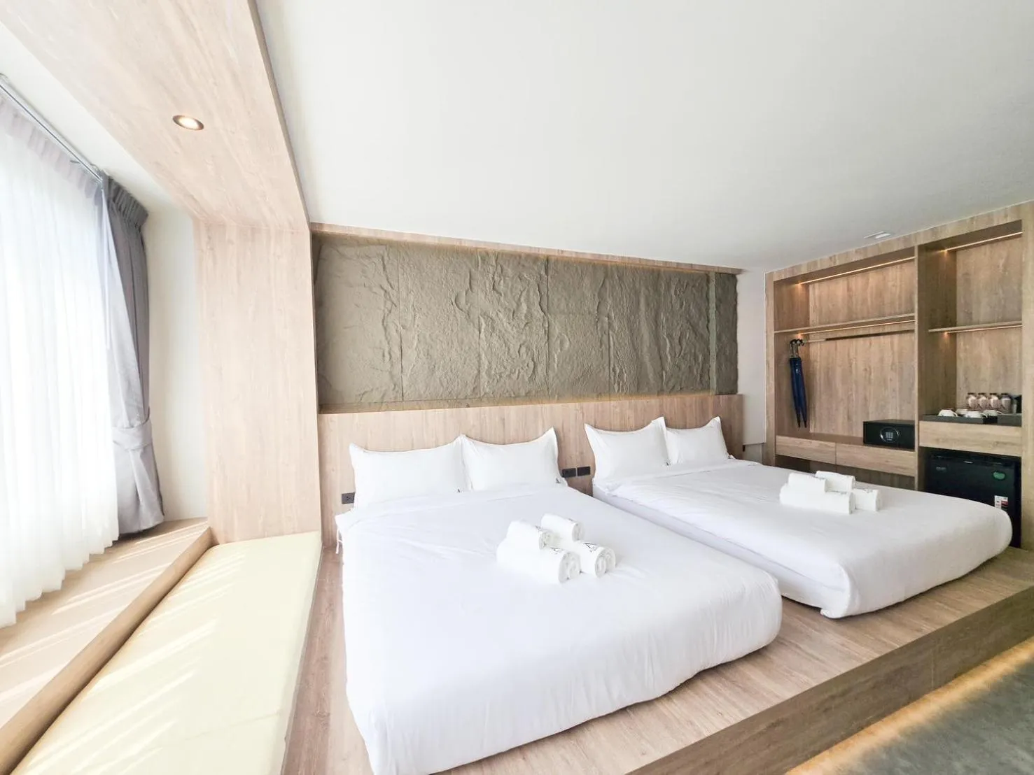 Bed in Ascella Bangkok Hotel