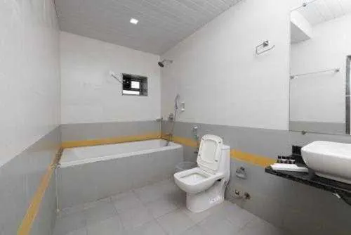 Bathroom in Collection O Ziva Resort Near Calangute Beach