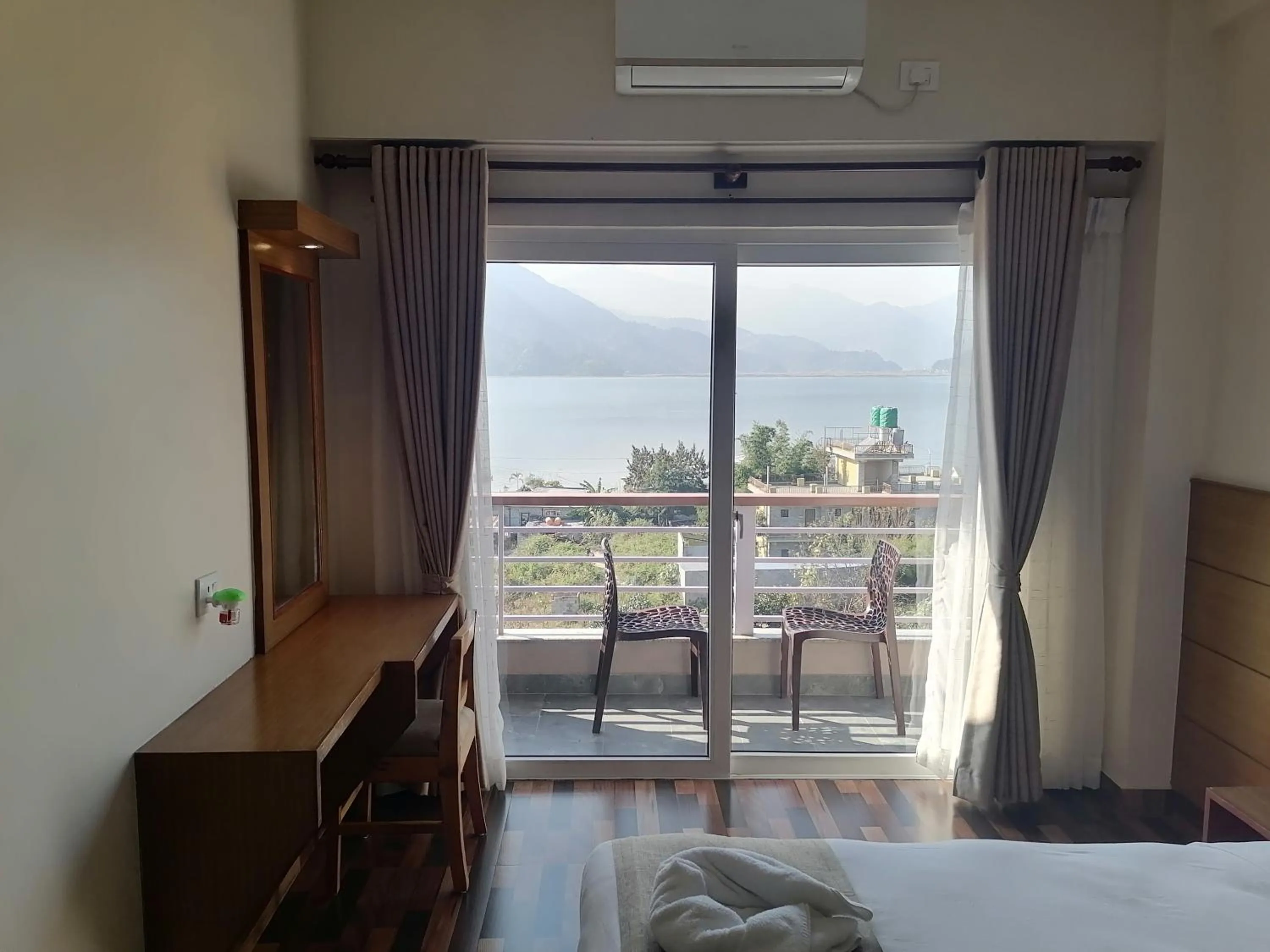 Balcony/Terrace, Bed in Urban Boutique Hotel Pokhara