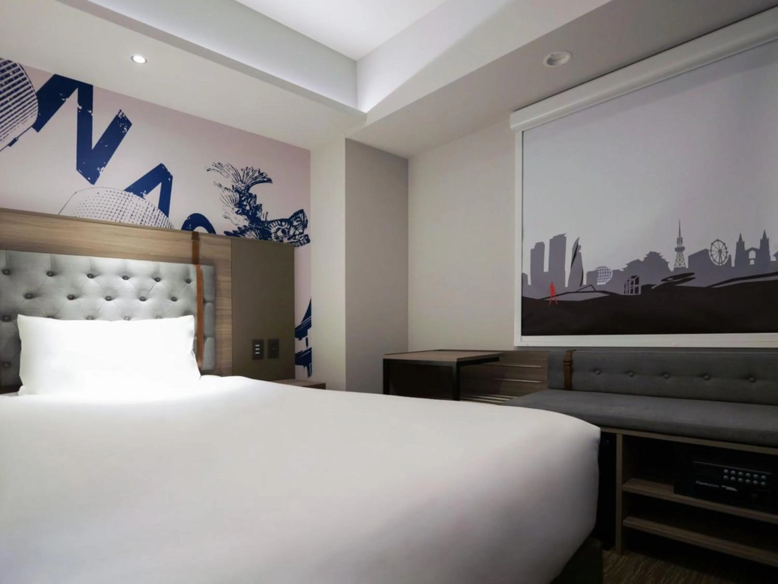 Bedroom, Bed in Travelodge Nagoya Sakae