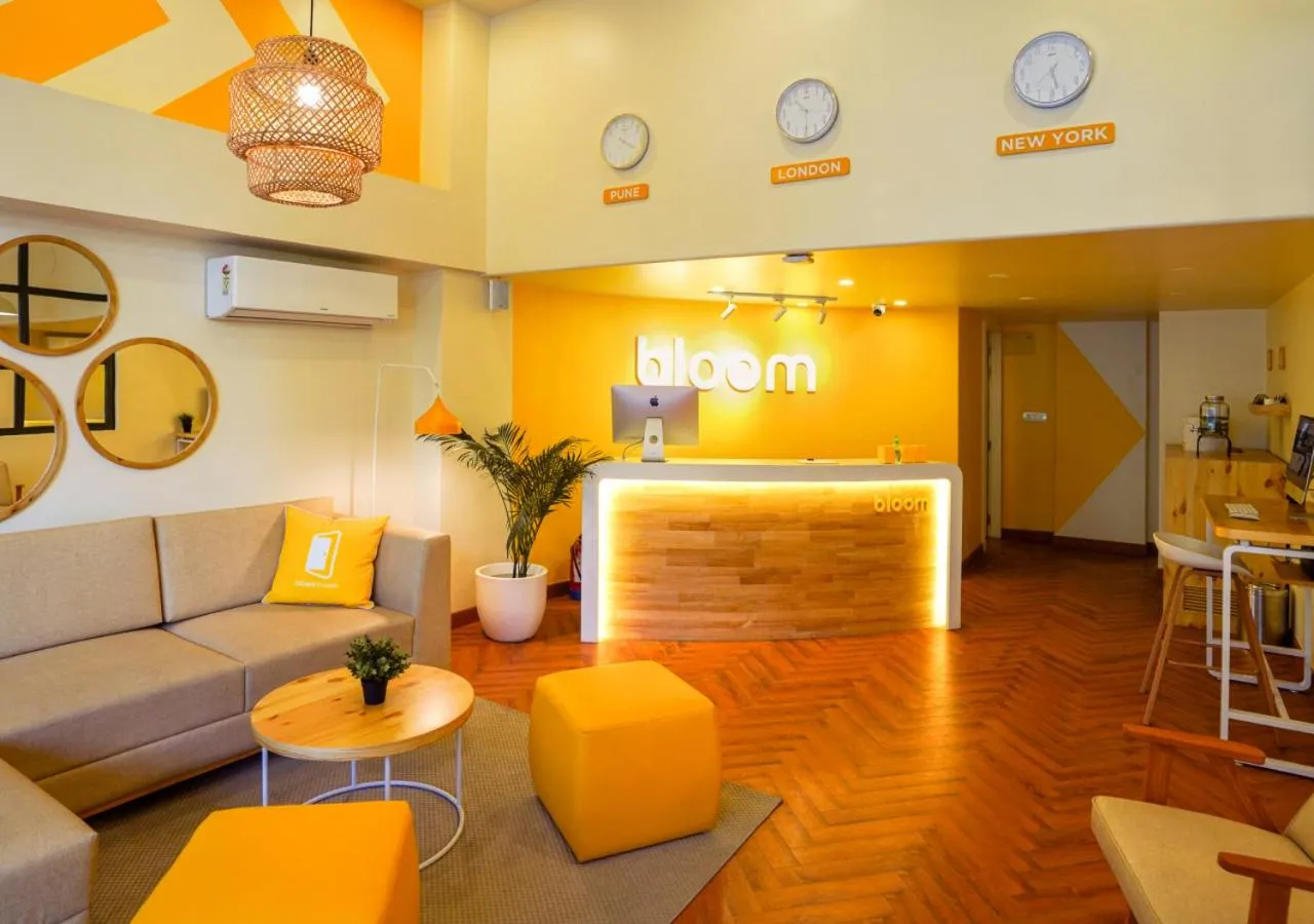 Seating area in Bloom Hotel - Magarpatta