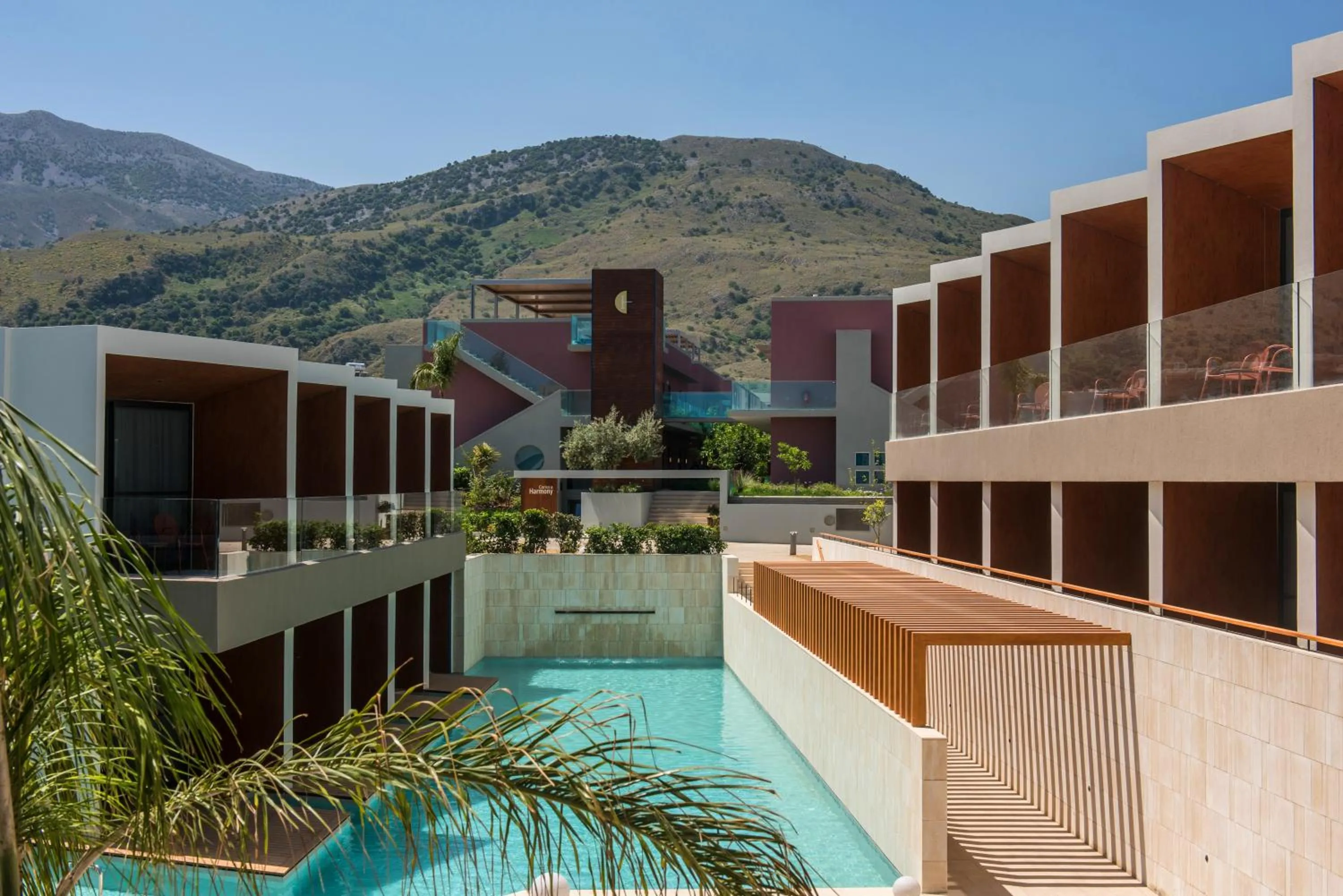 Property building in Harmony Boutique Resort - Adults oriented