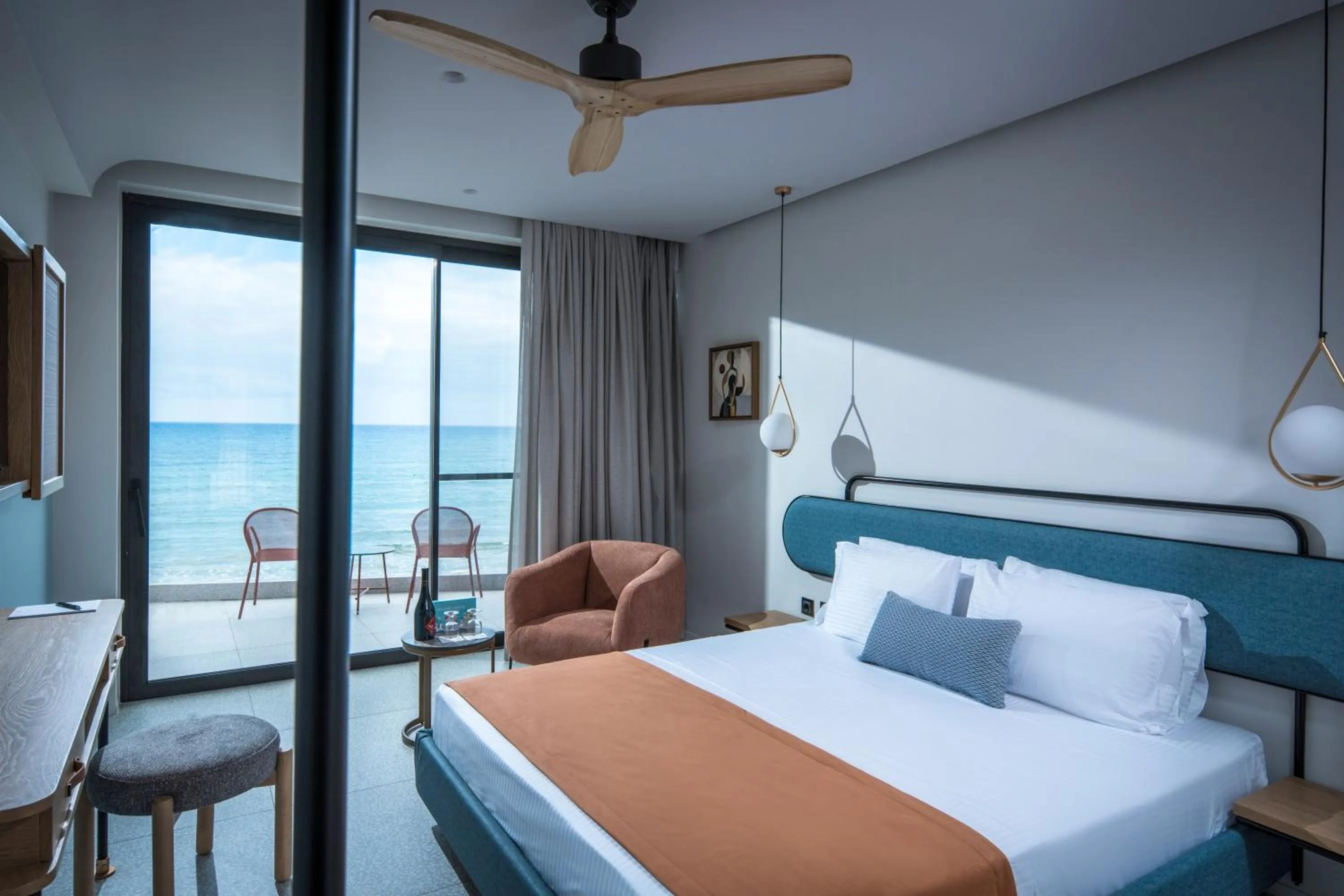 Bedroom, Bed in Harmony Boutique Resort - Adults oriented