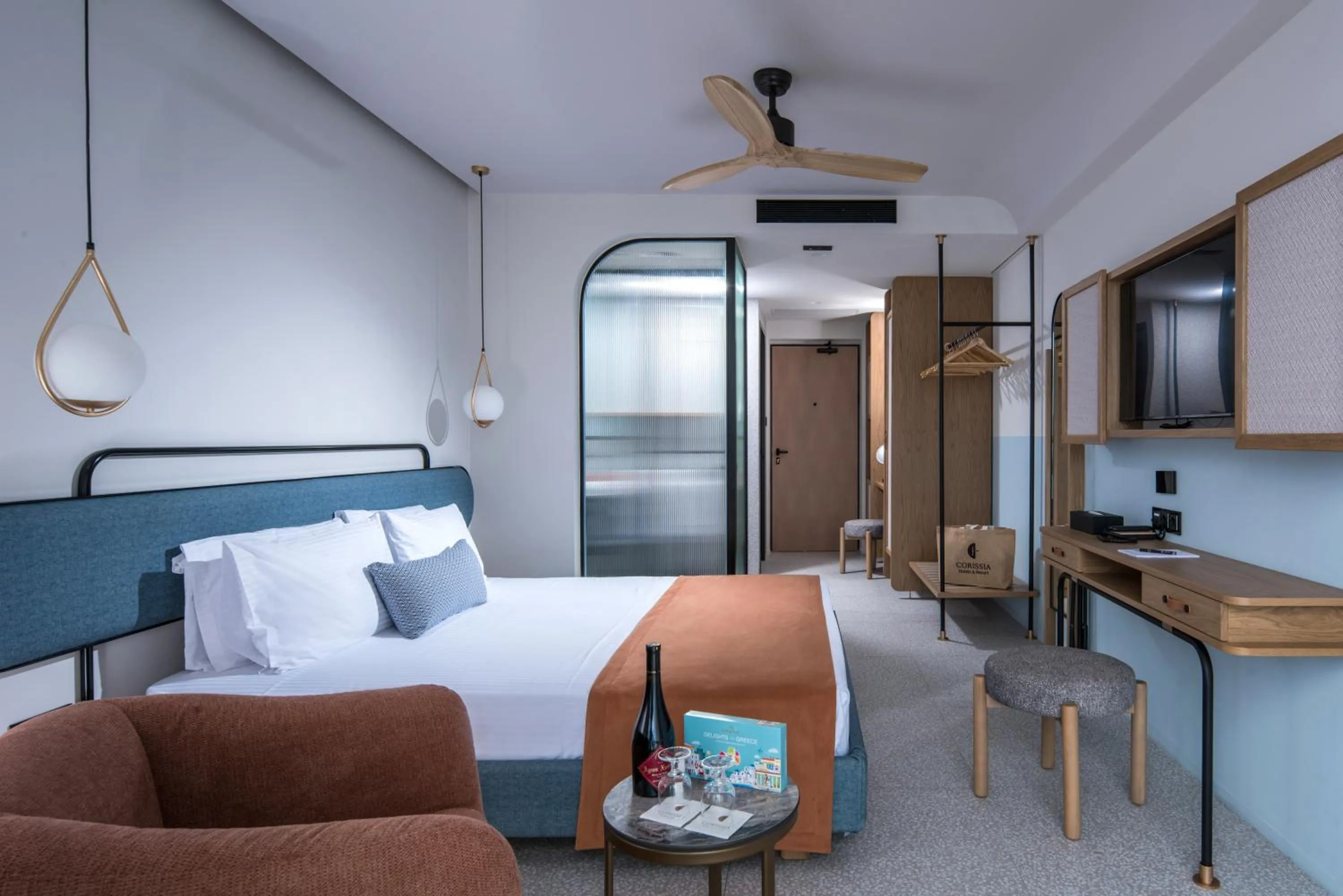 Bedroom, Bed in Harmony Boutique Resort - Adults oriented