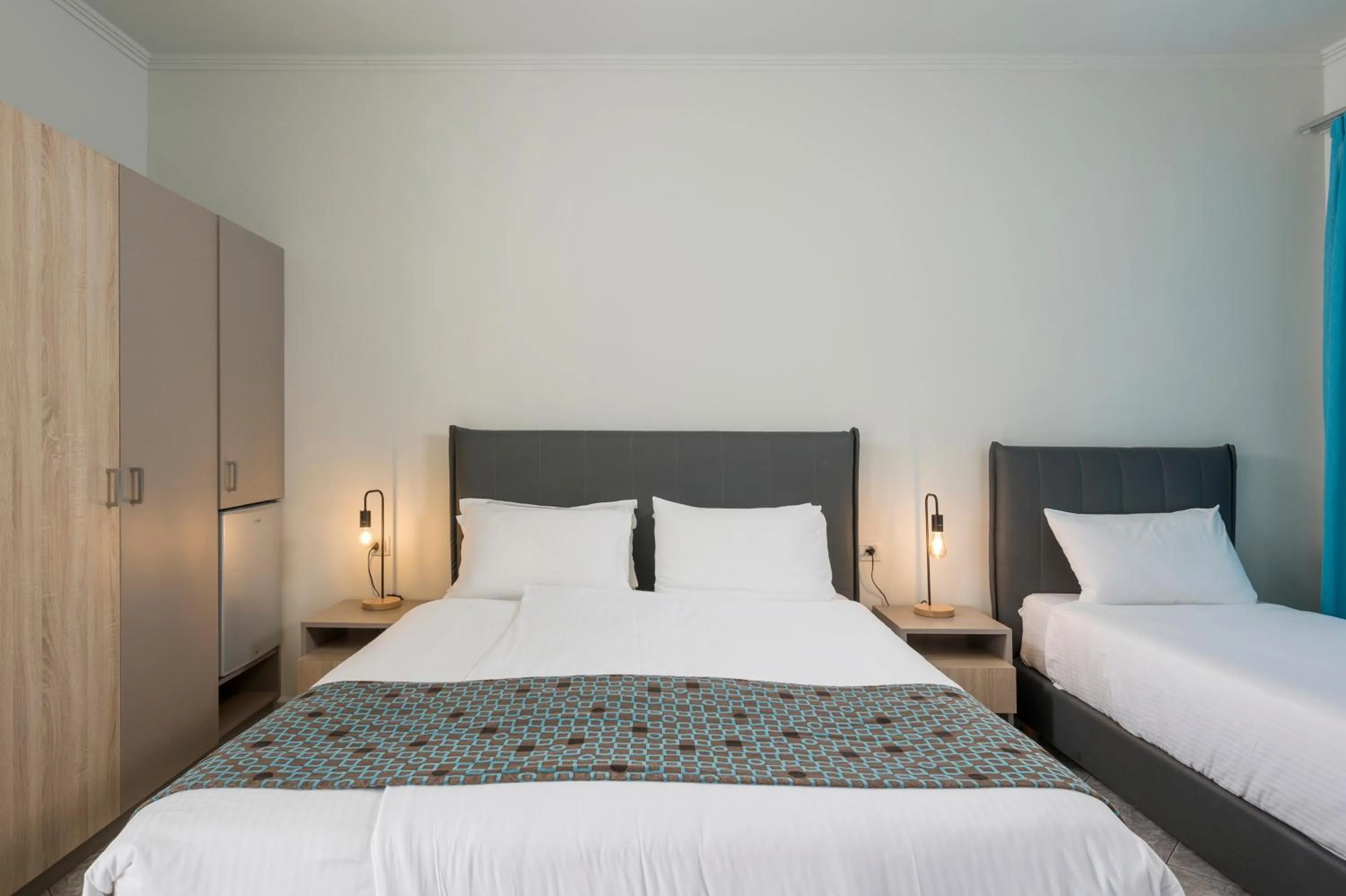 Bed in Corissia Beach hotel