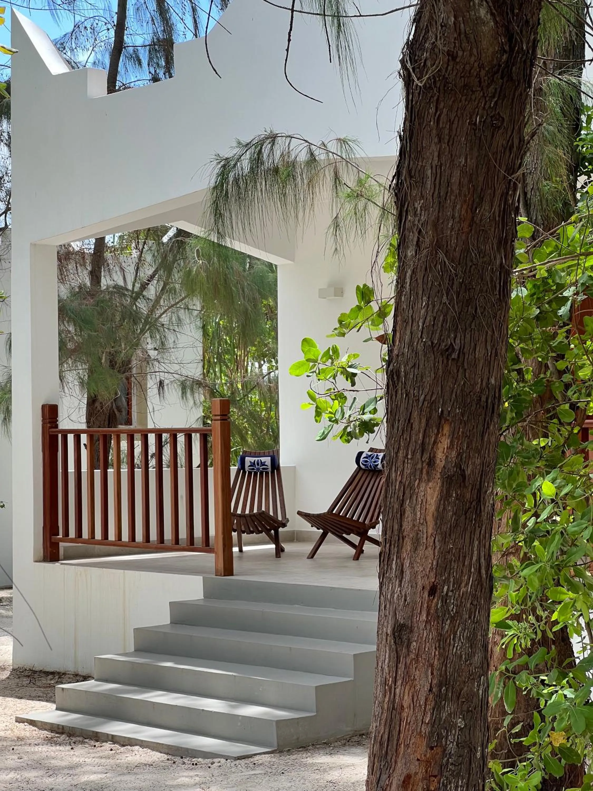 Patio in Kivuli Beach Resort Paje