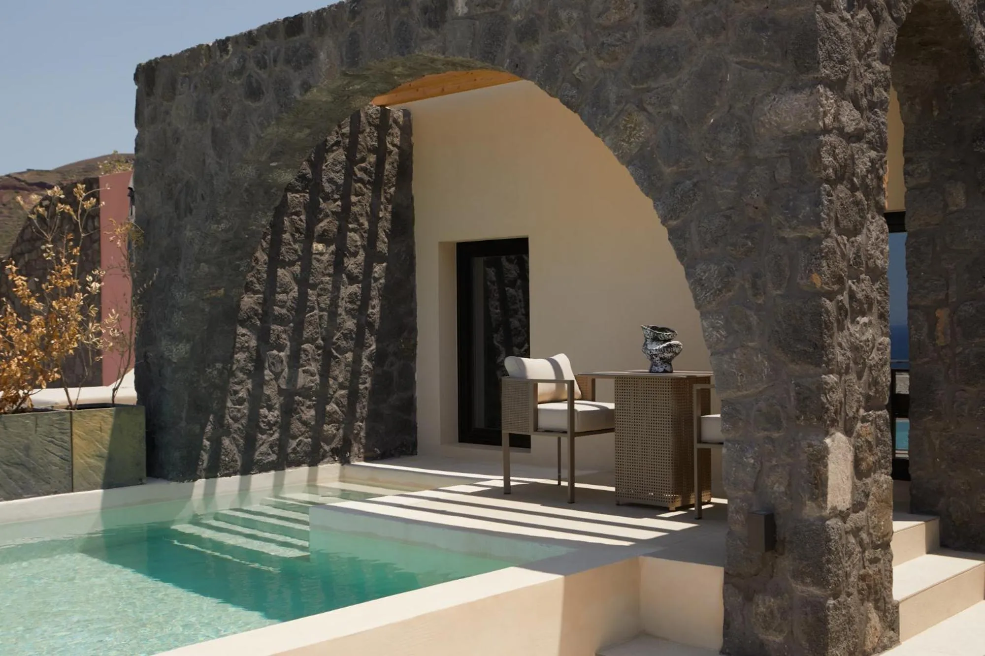 Patio in Elysian Retreat