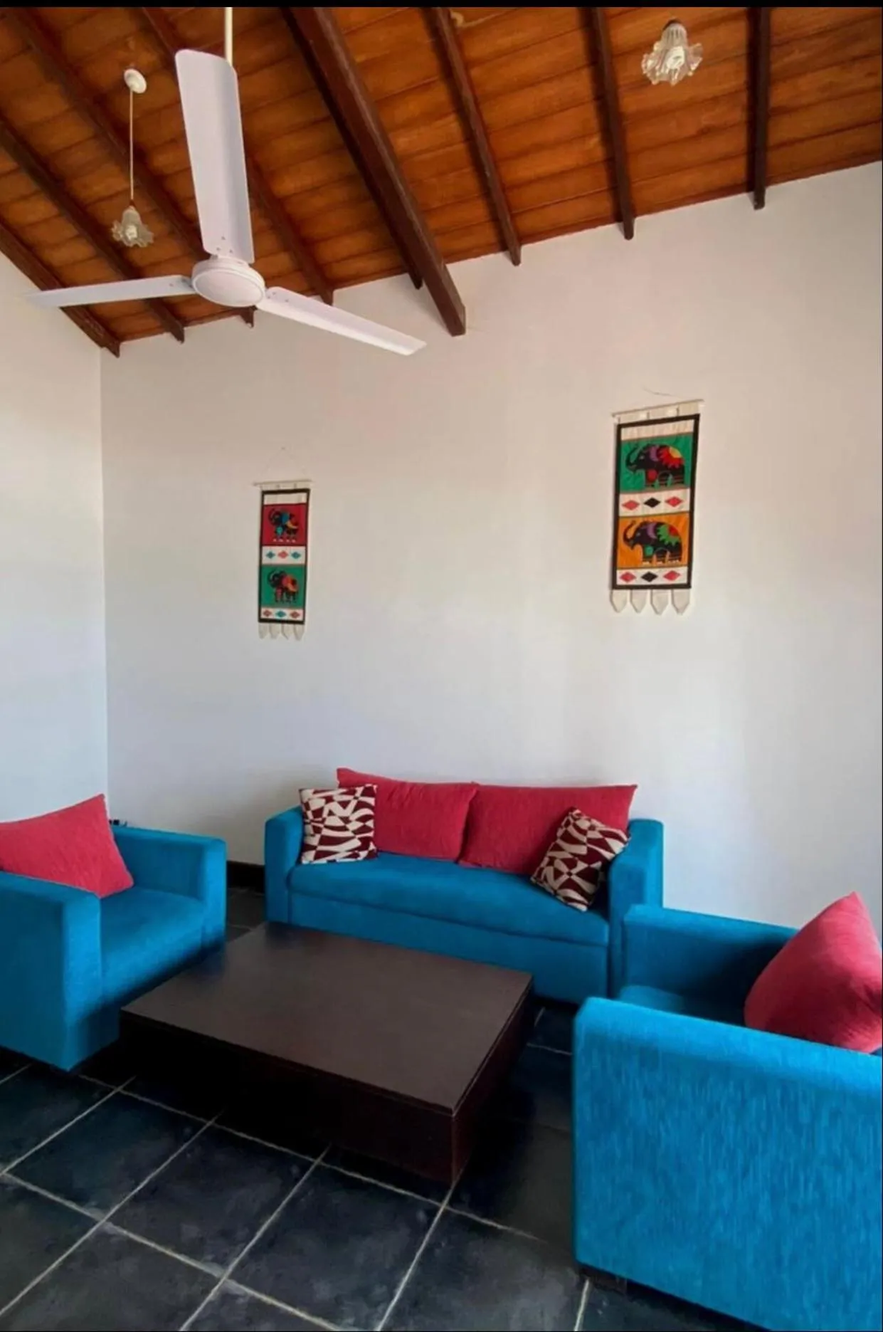 Living room in Reef Bungalow Hotel