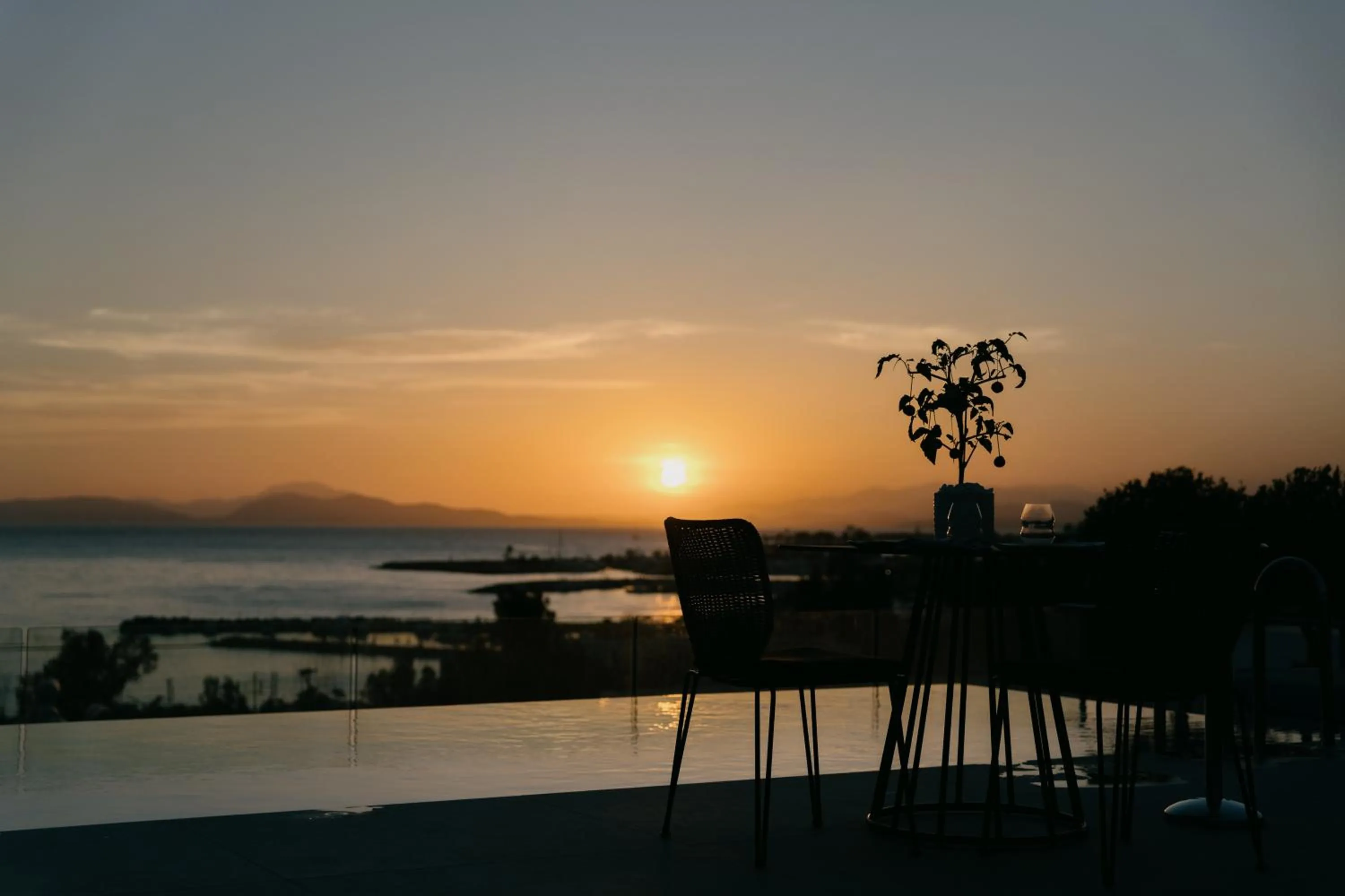 Sea view in Dusit Suites Hotel Athens