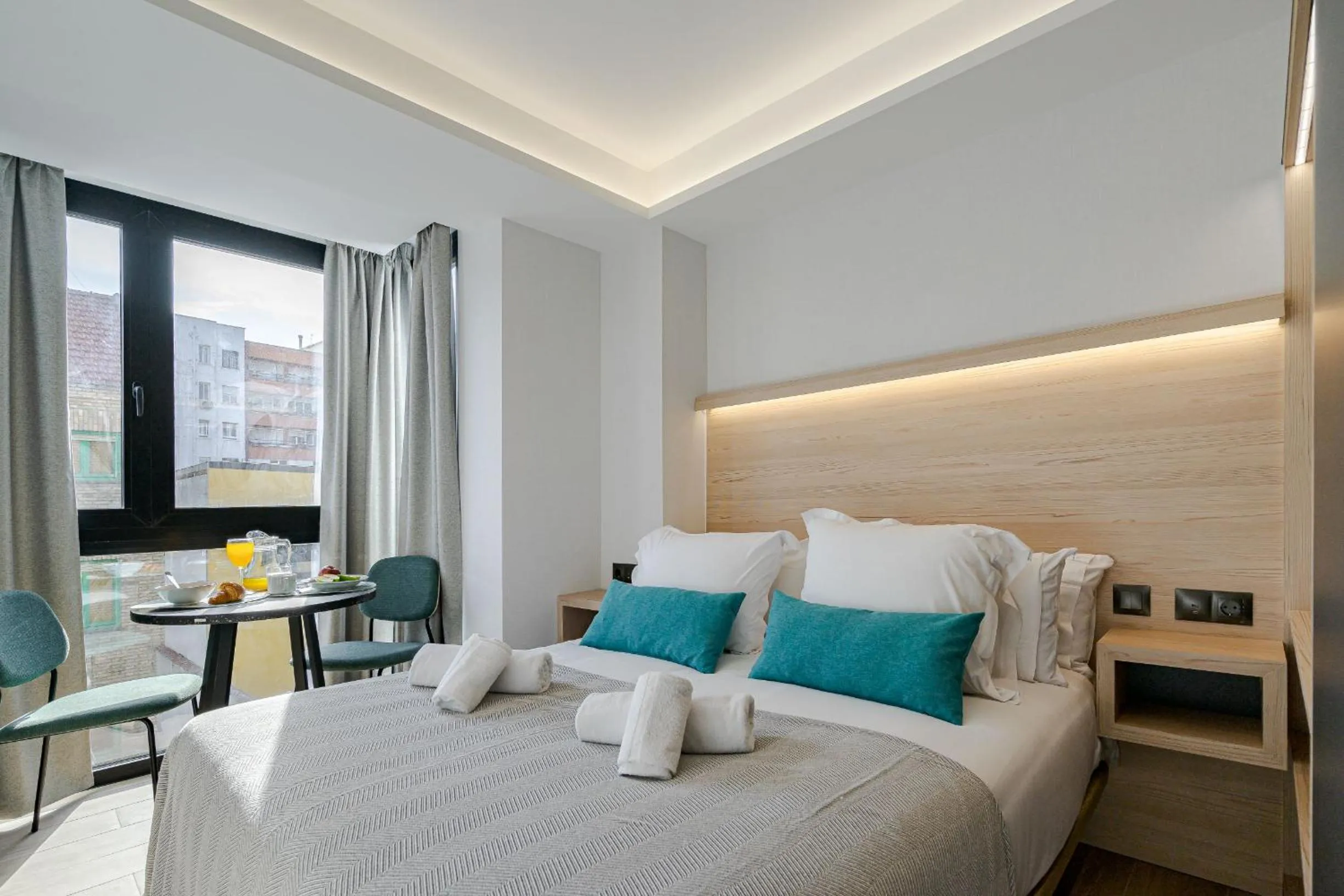 Bed in Feelathome Ventas Suites