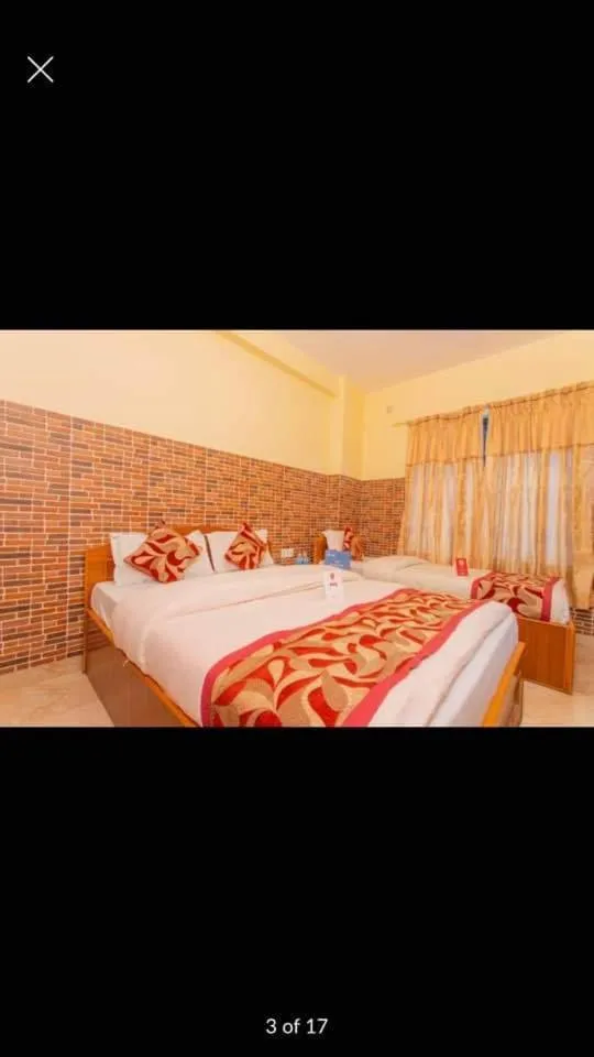 Bed in Hotel Center Inn Lake