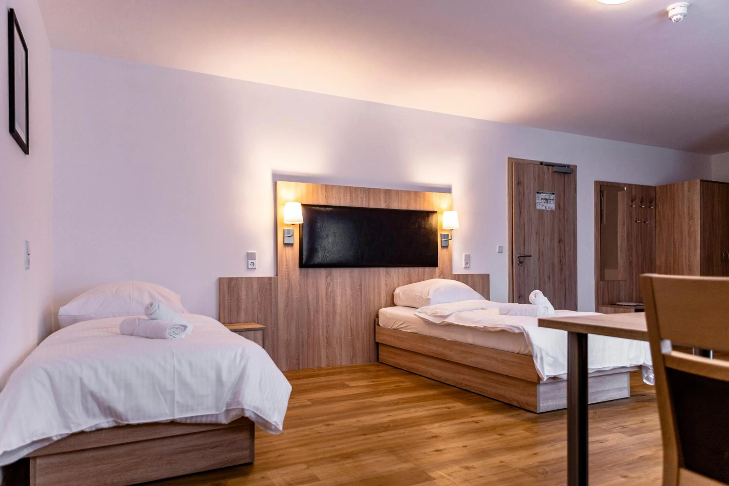 Bedroom, Bed in Motel Zur Dachsbaude