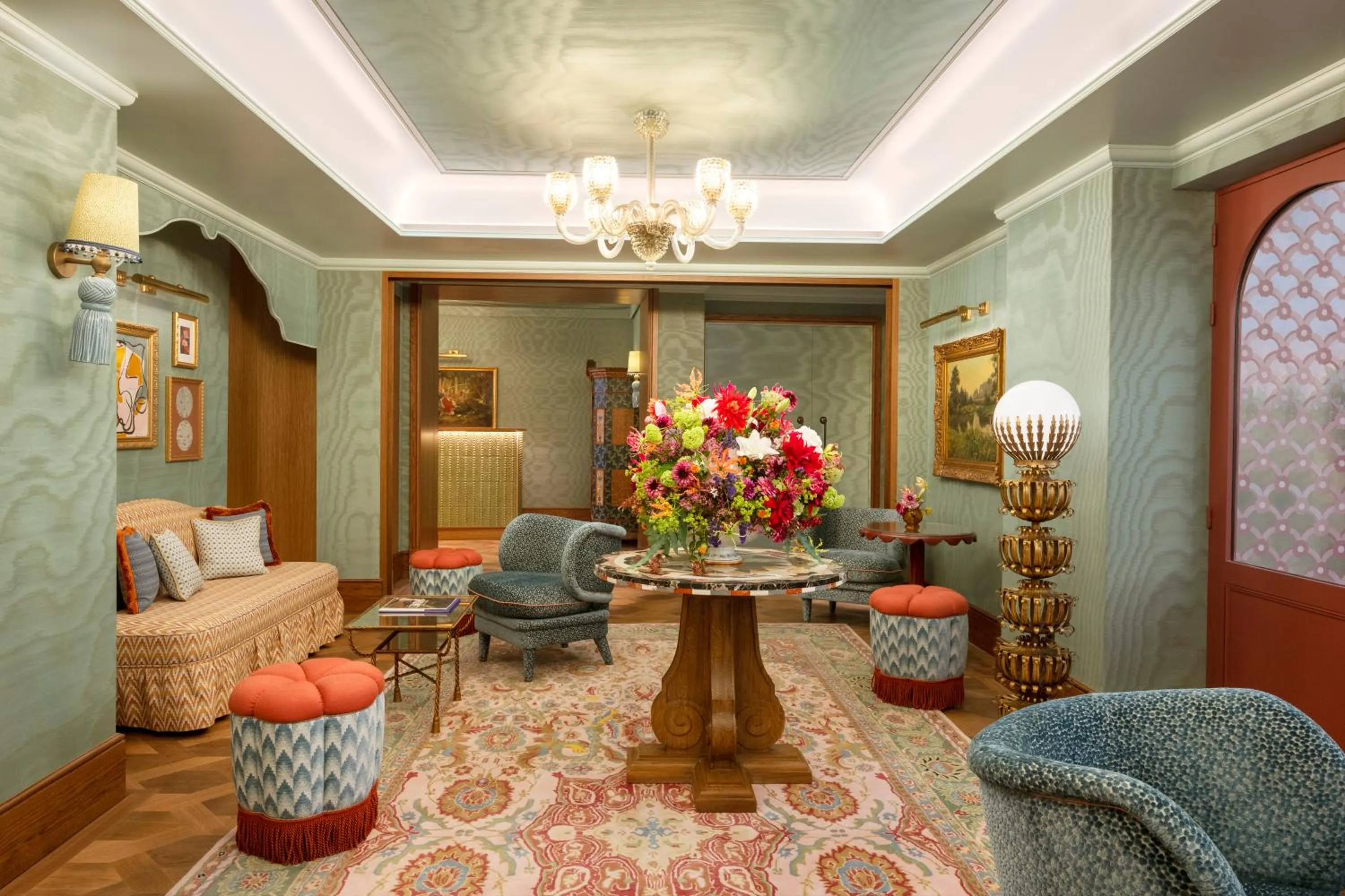 Living room in Le Grand Mazarin