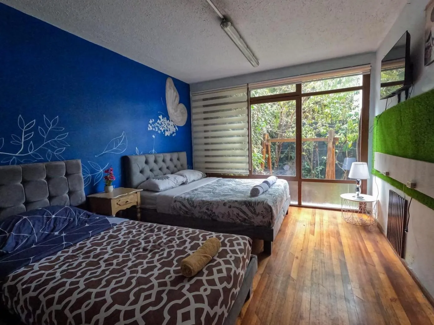 Photo of the whole room, Bed in Blue house La Floresta