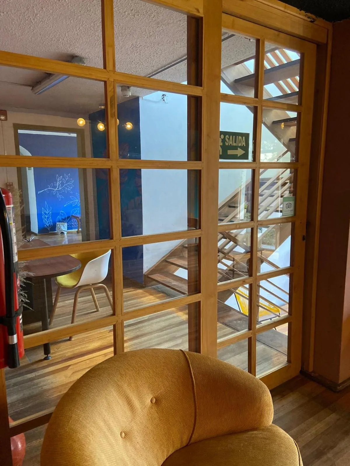 Living room in Blue house La Floresta