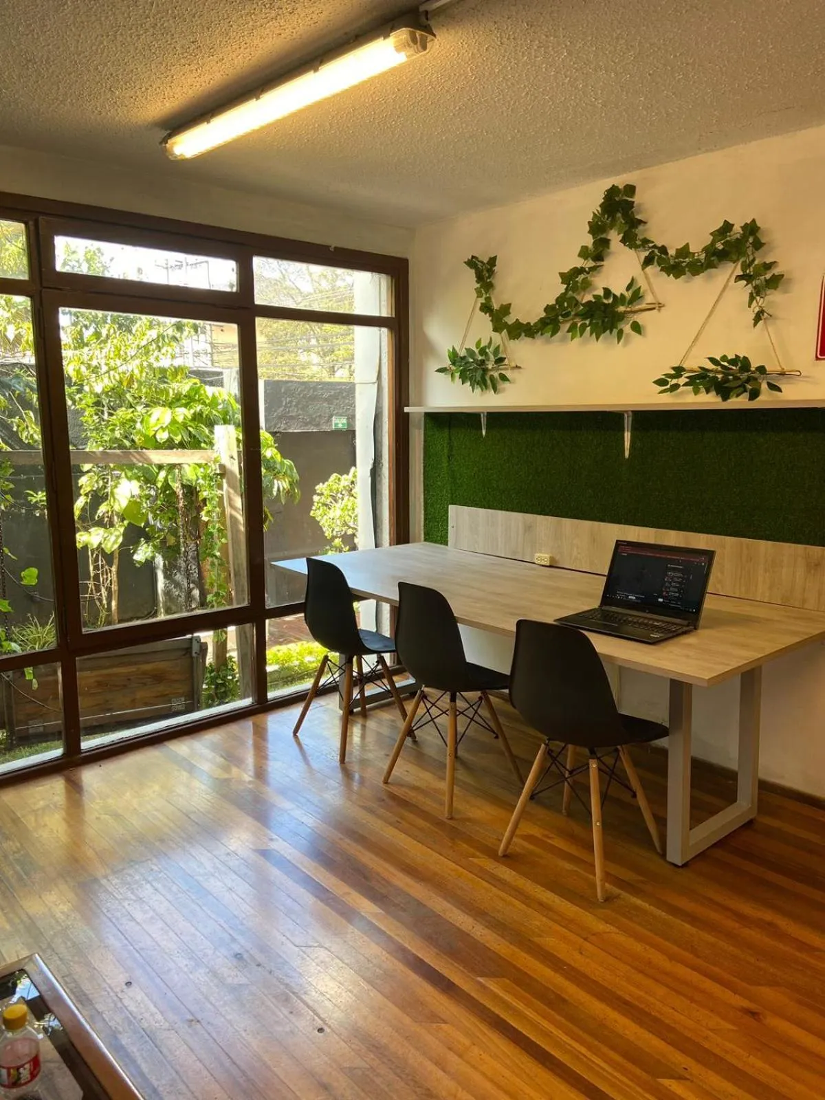 Seating area in Blue house La Floresta