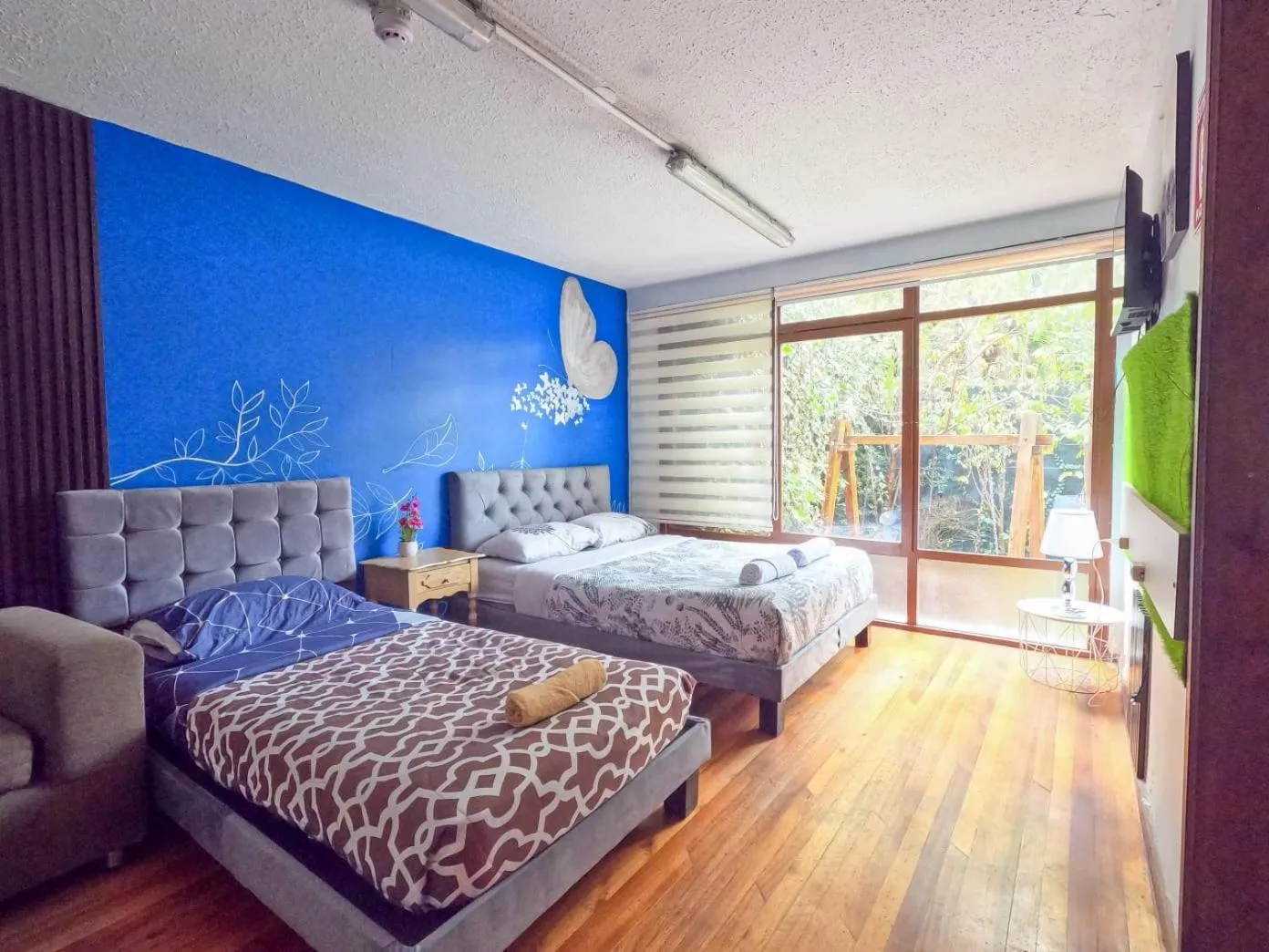 Photo of the whole room, Bed in Blue house La Floresta