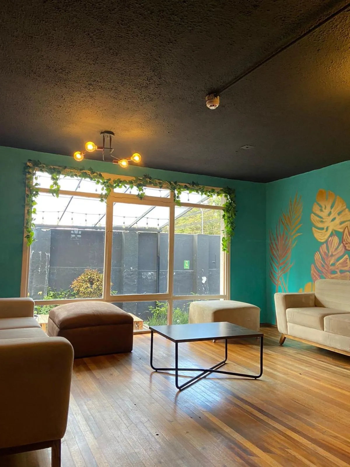 Living room in Blue house La Floresta