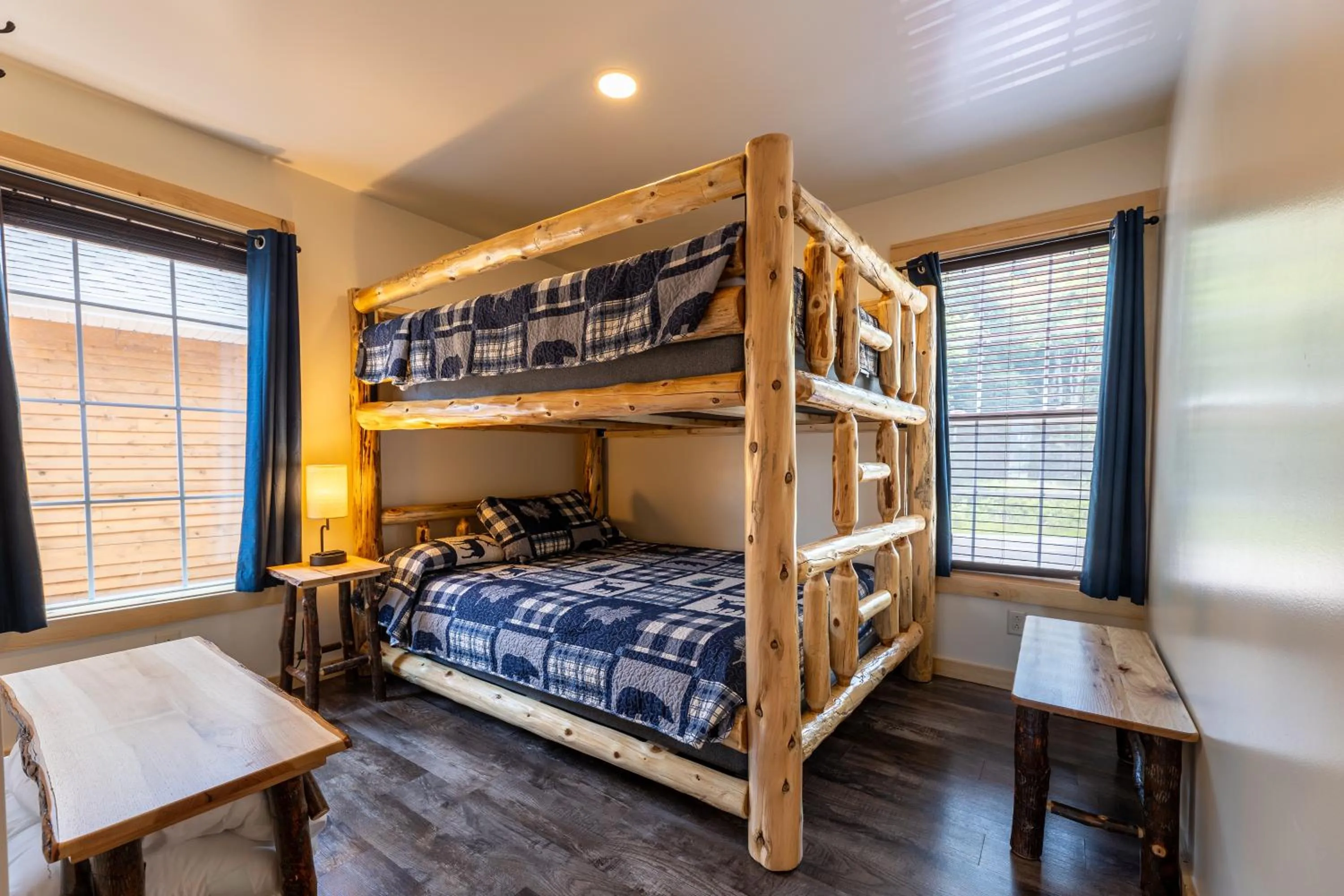 Bed in Keweenaw Waters Resort