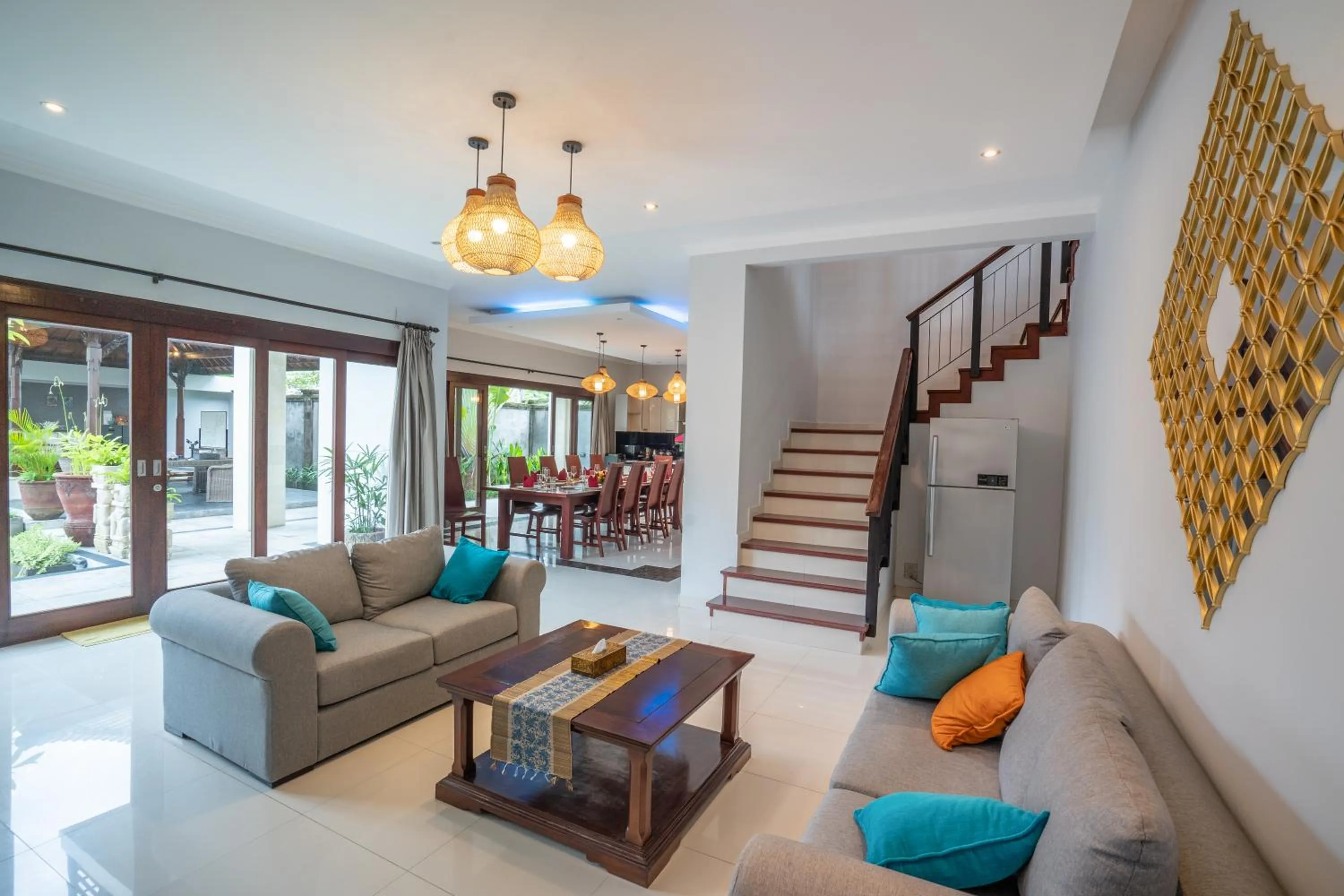 Living room in Echo Suji Villa