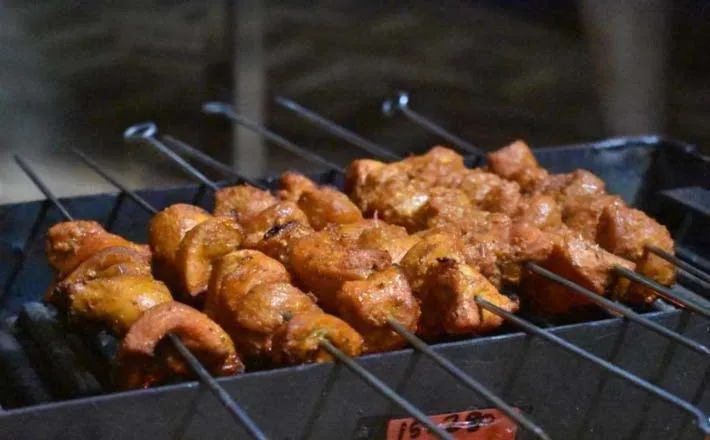 BBQ facilities in Panshet Camping