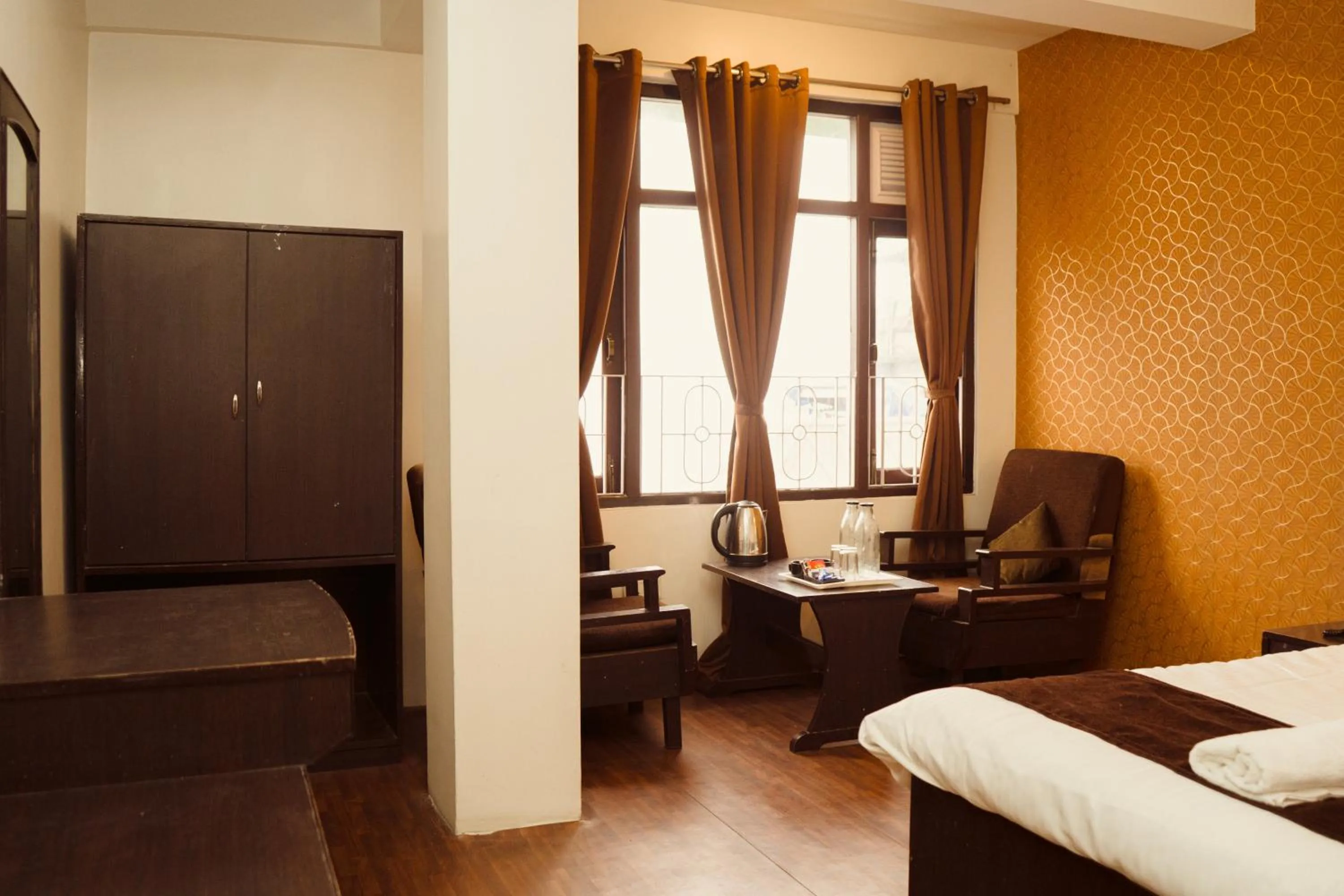Bedroom, Bed in Hotel Siddhi Vinayak Regency, Mg Marg