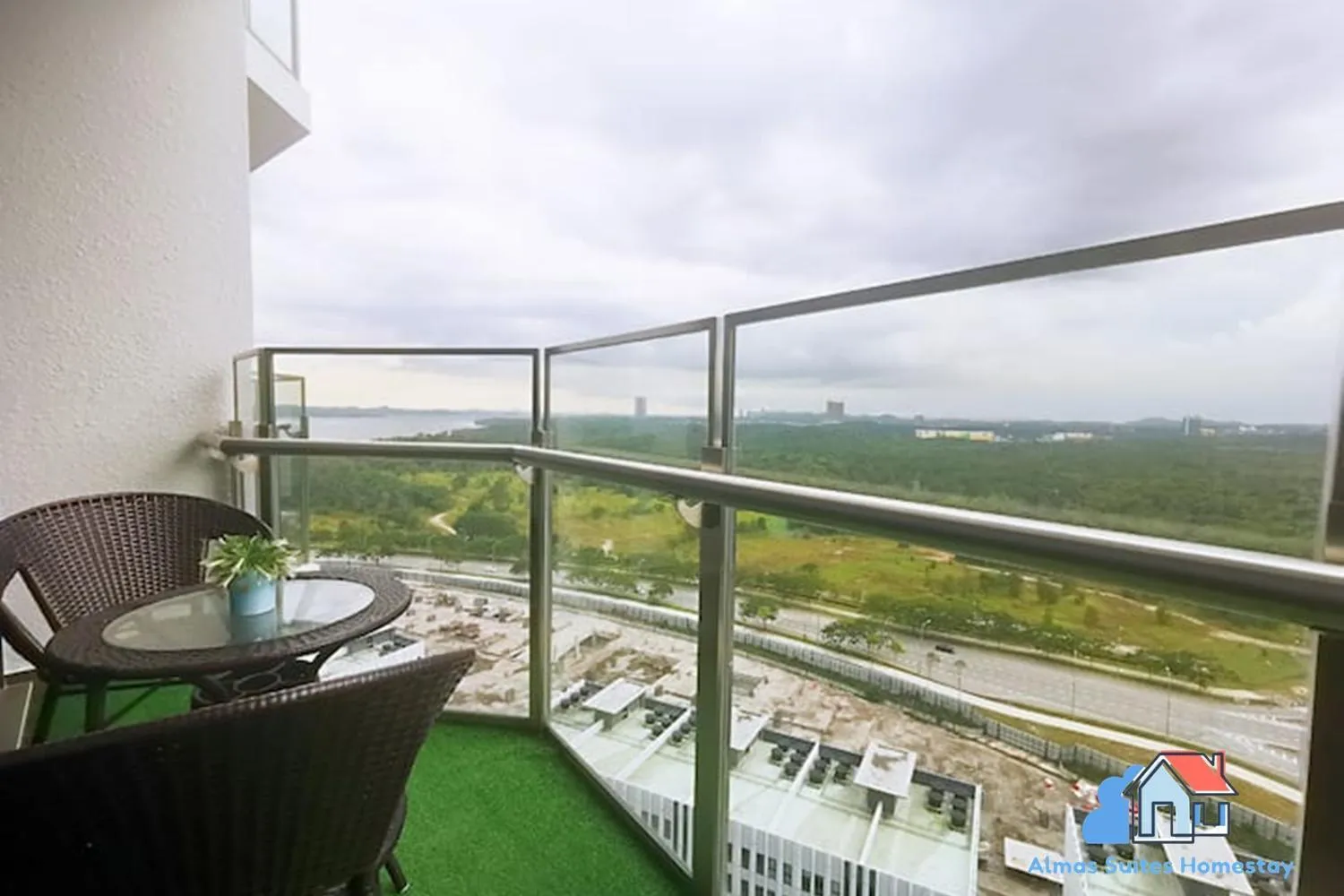 Patio in Almas Suites @ Puteri Harbour