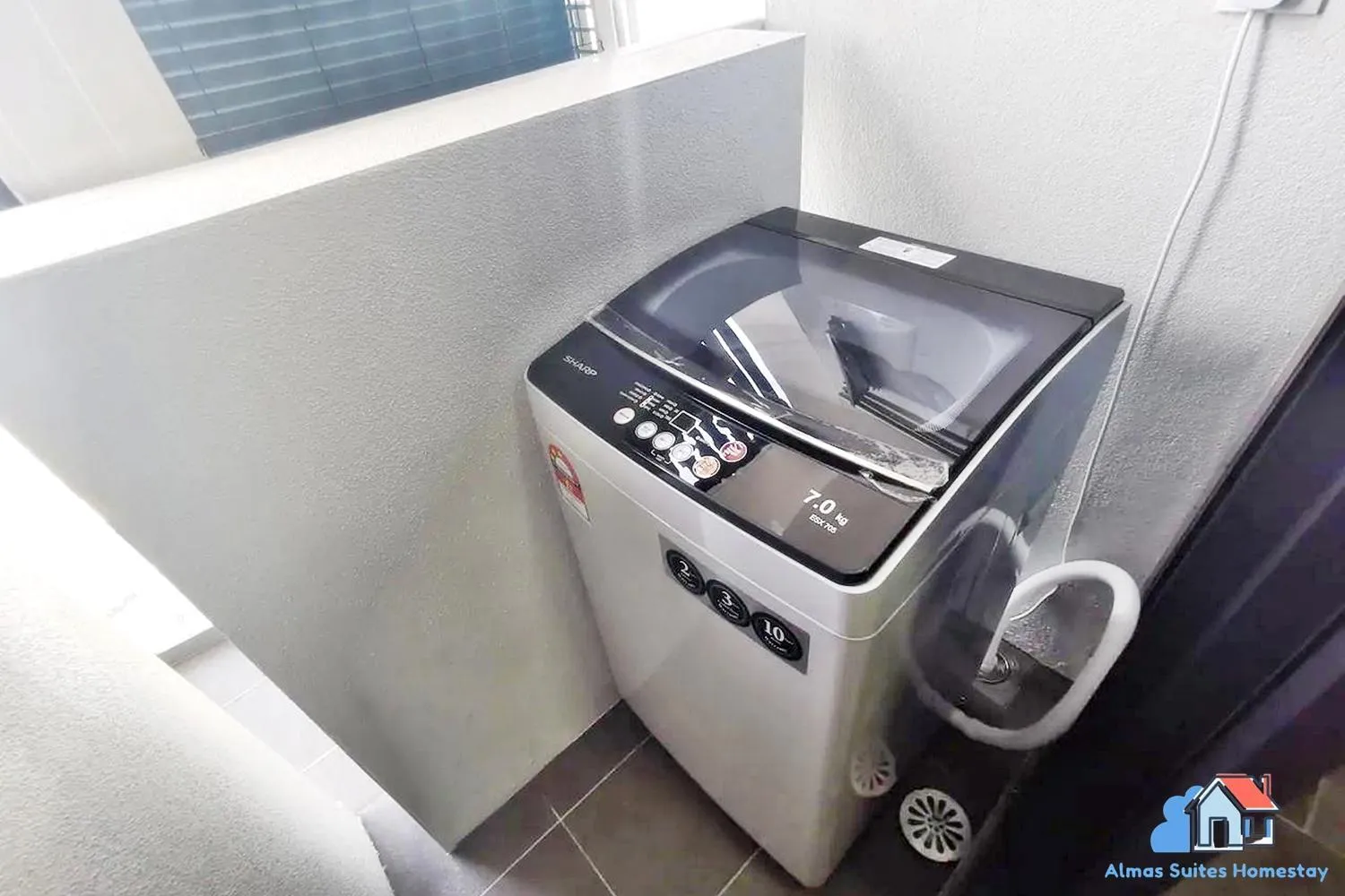 washing machine in Almas Suites @ Puteri Harbour