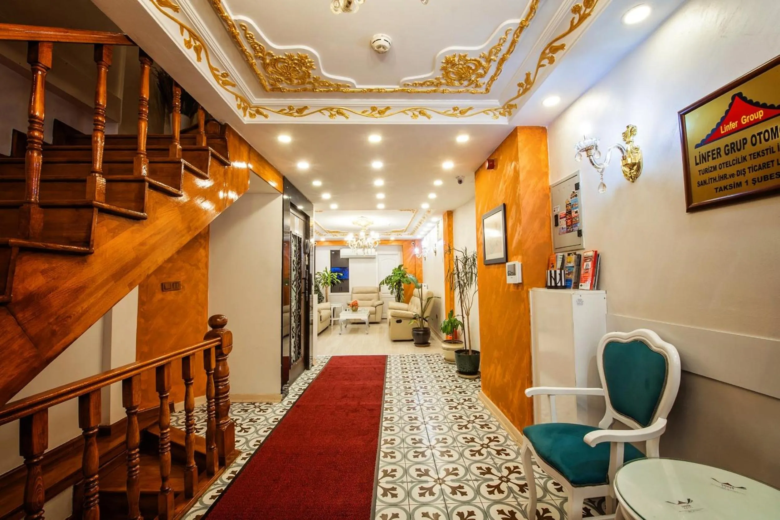 Lobby or reception in Linfer Hotel Taksim