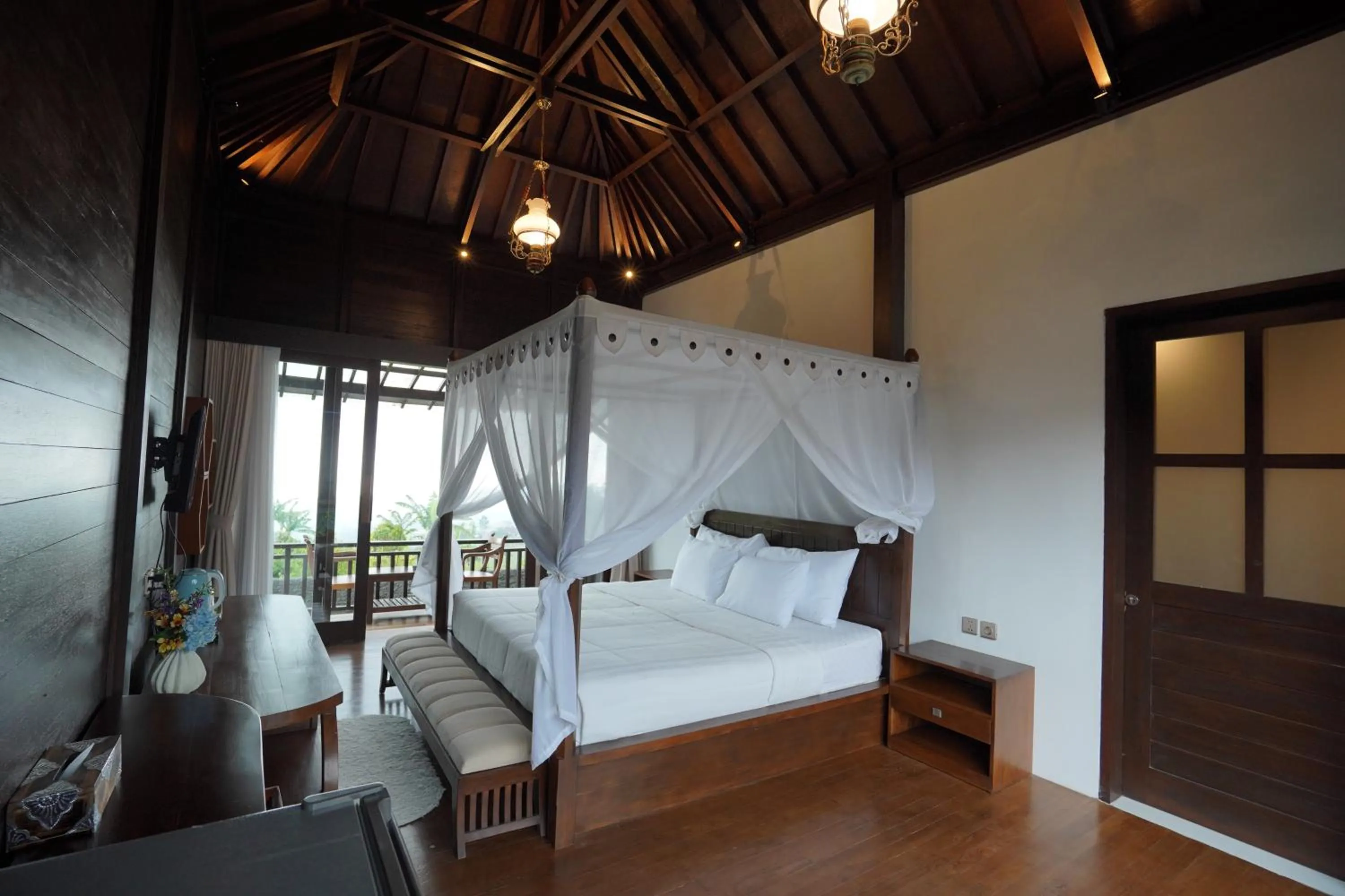 Bed in Shankara Munduk Bali