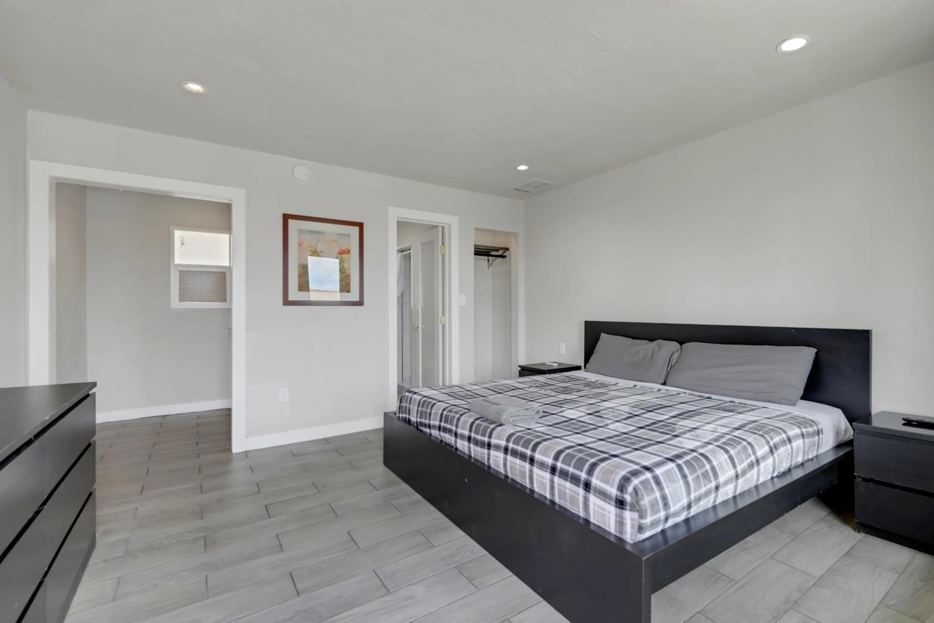 Bed in Desert Moon Motel