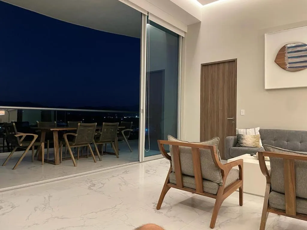 Balcony/Terrace in Maritima Front Beach Apartment