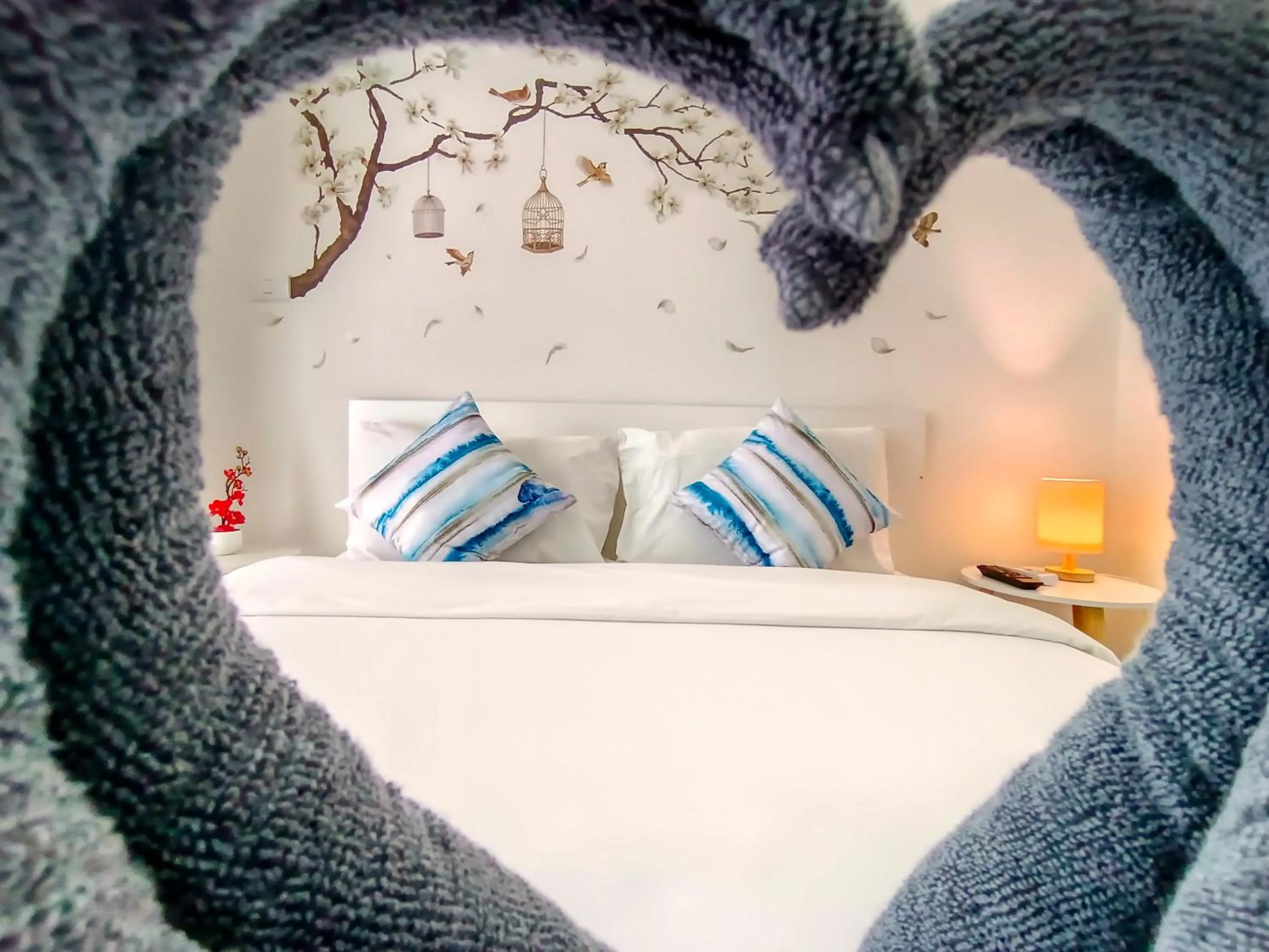 Decorative detail, Bed in Sailor Hotel Pattaya