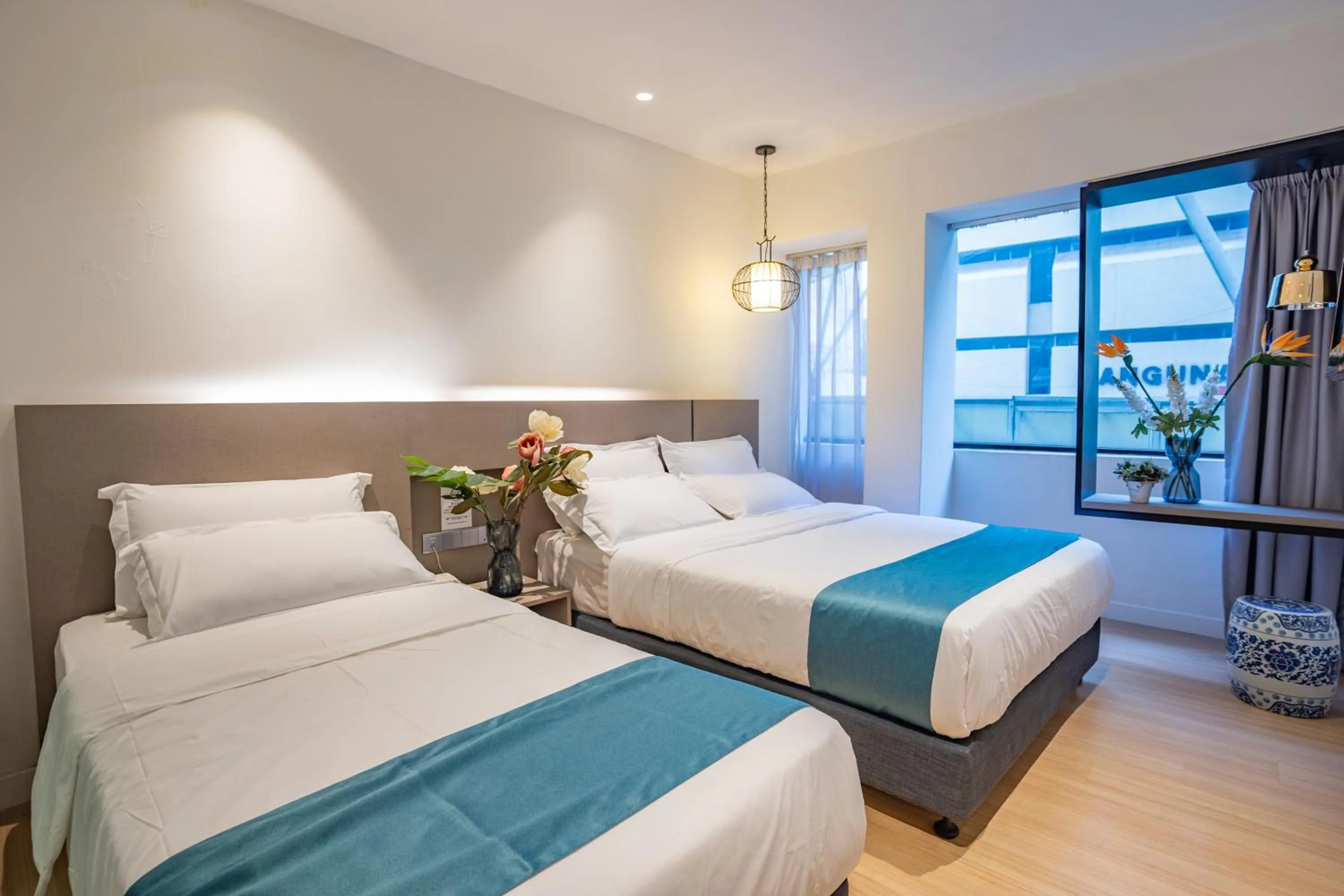 Bed in Floresta Hotel Chinatown