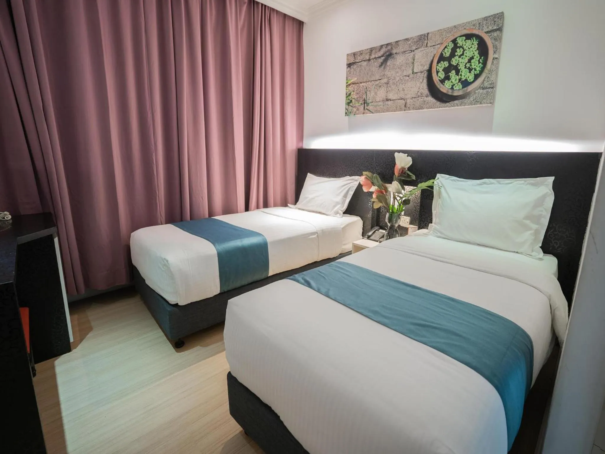 Bed in Floresta Hotel Chinatown