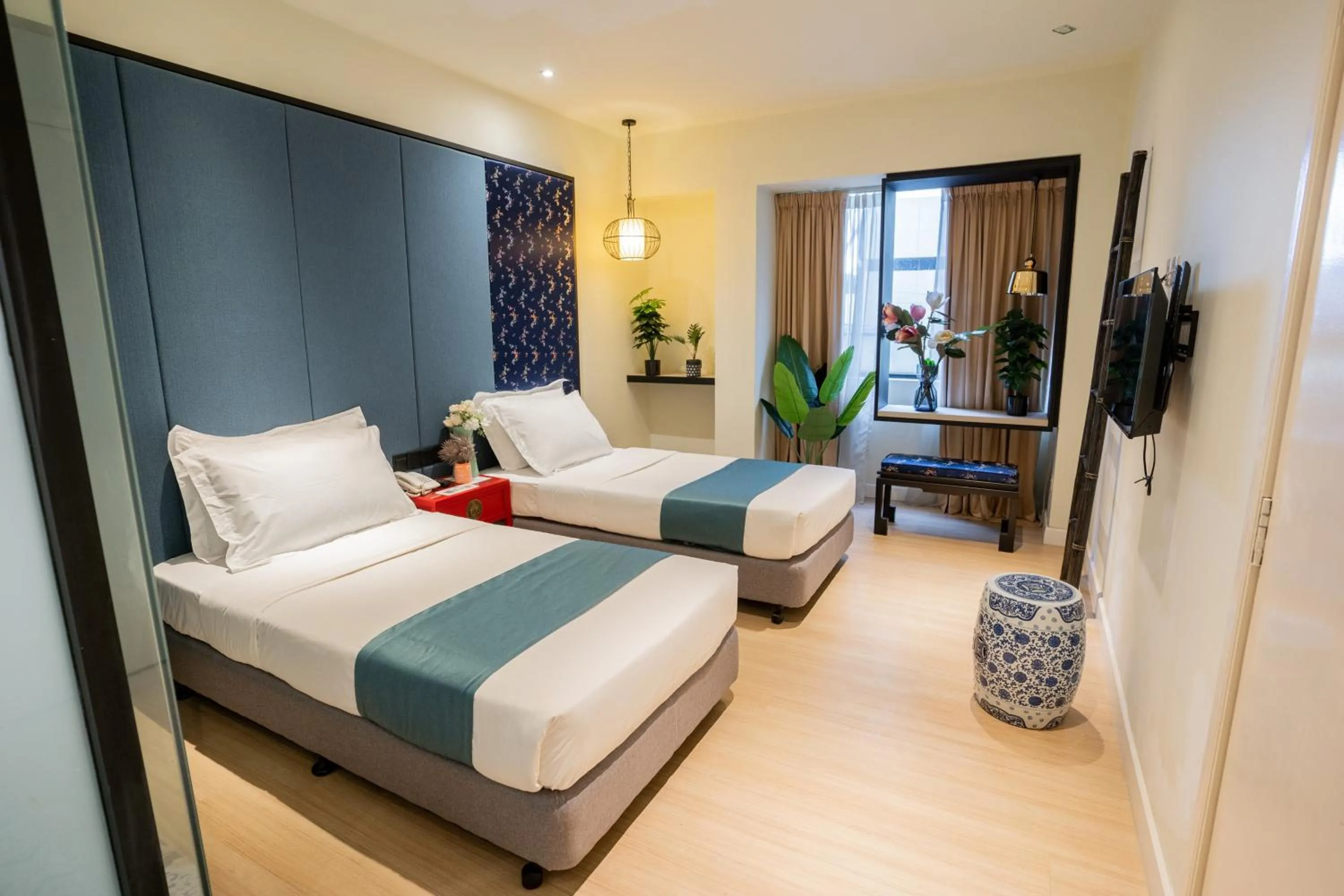 Bed in Floresta Hotel Chinatown