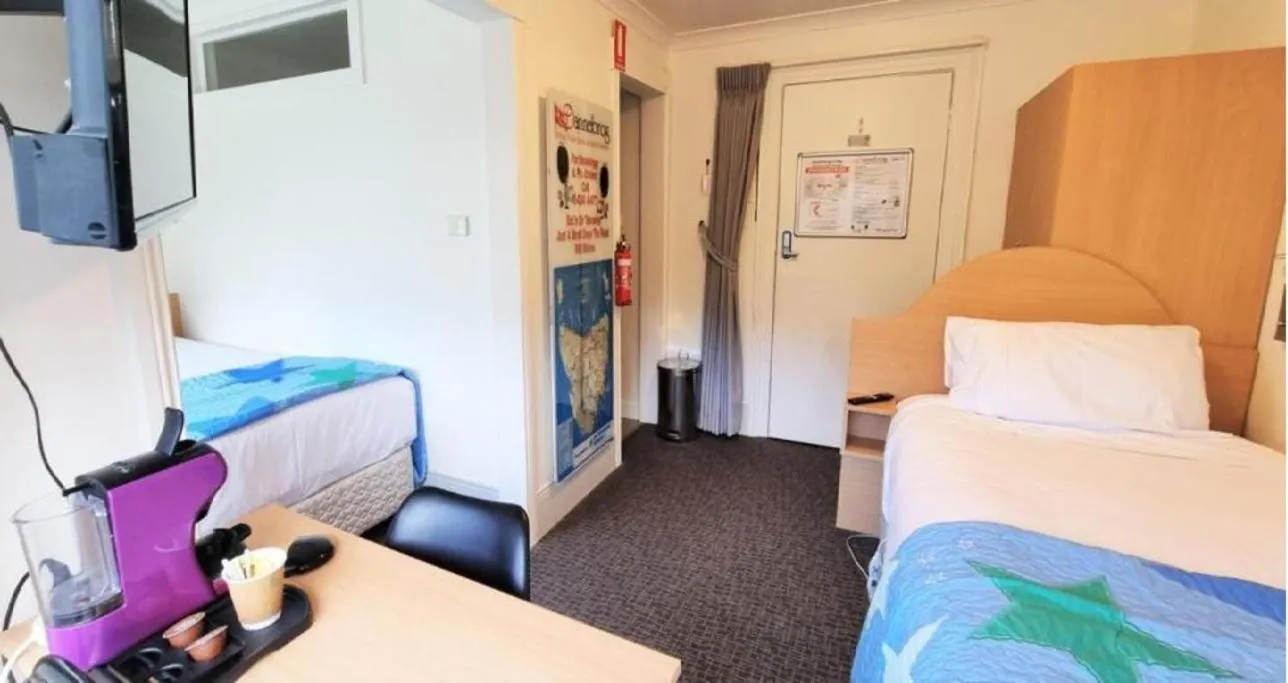 Bed in The Dannebrog Lodge