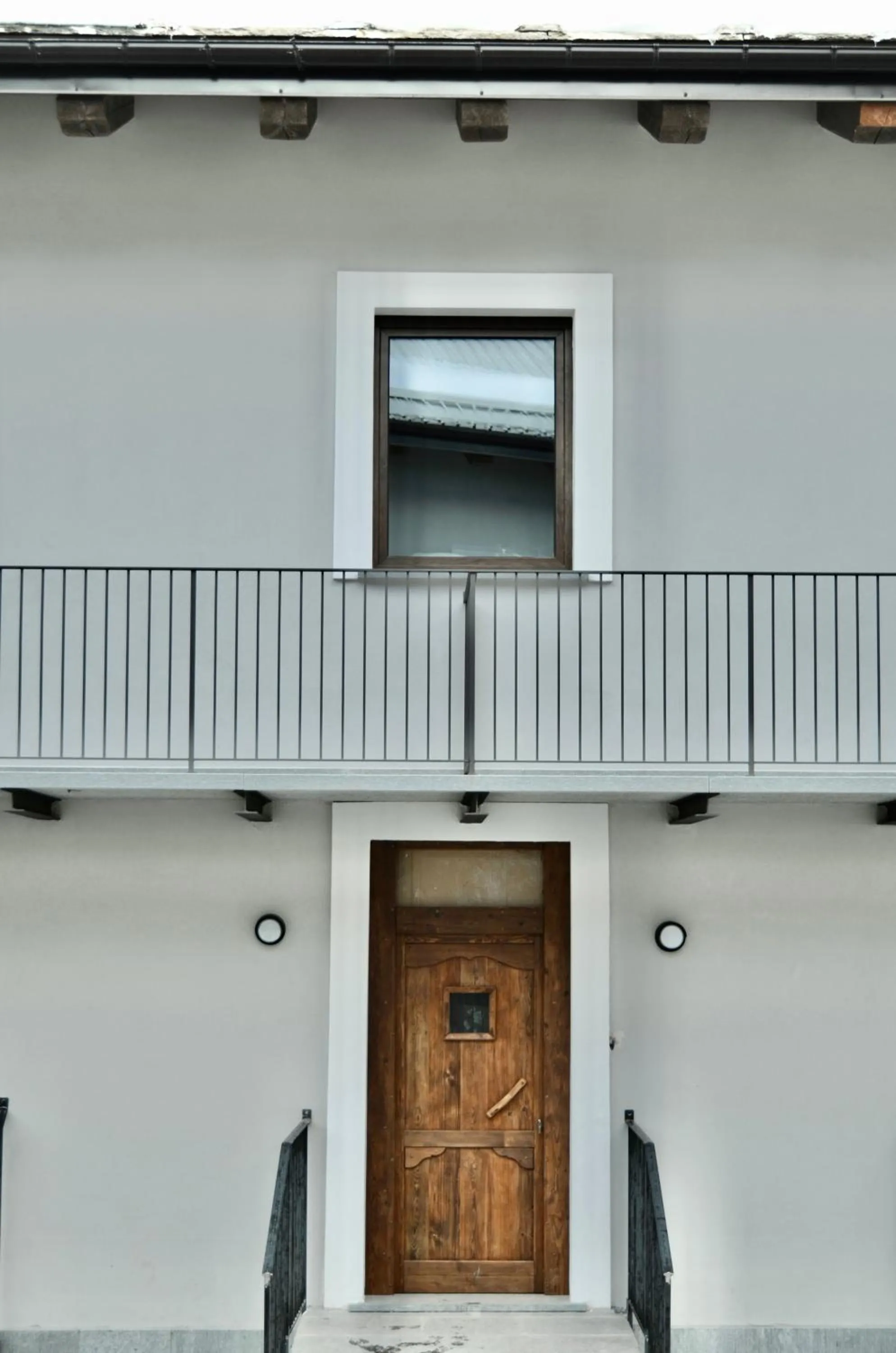Inner courtyard view in Case Verdi