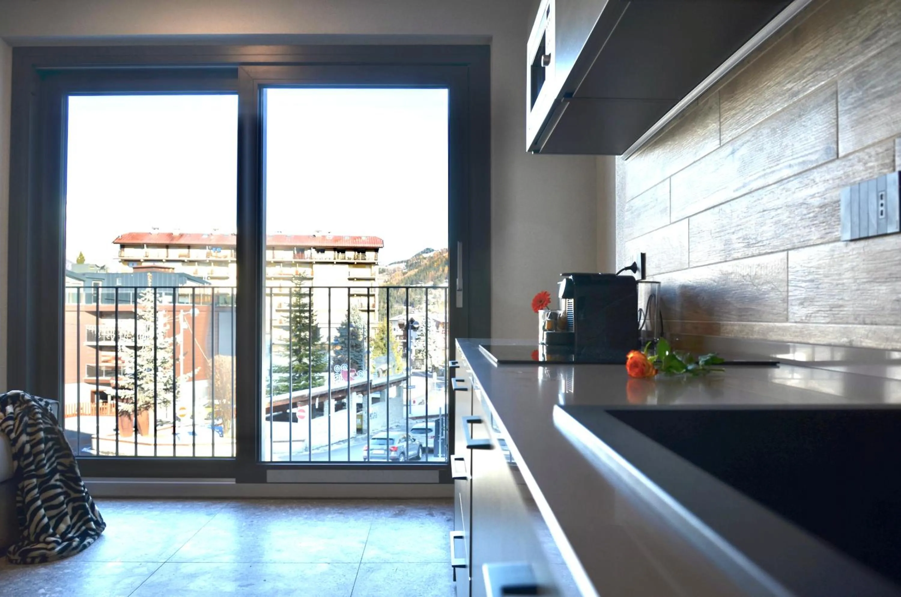 Kitchen or kitchenette in Apartments Du Parc