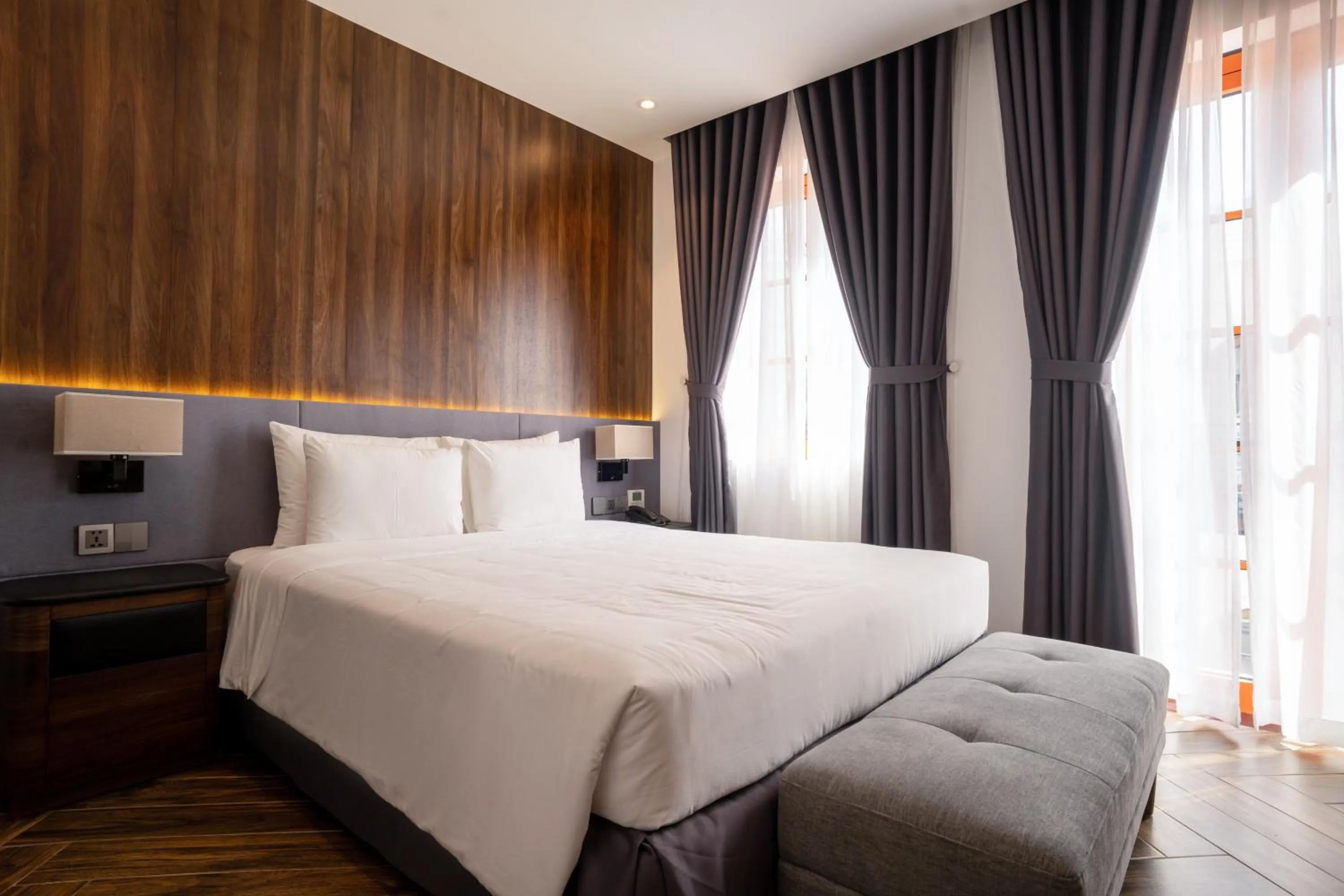 Bedroom, Bed in Calidum Phu Quoc Hotel