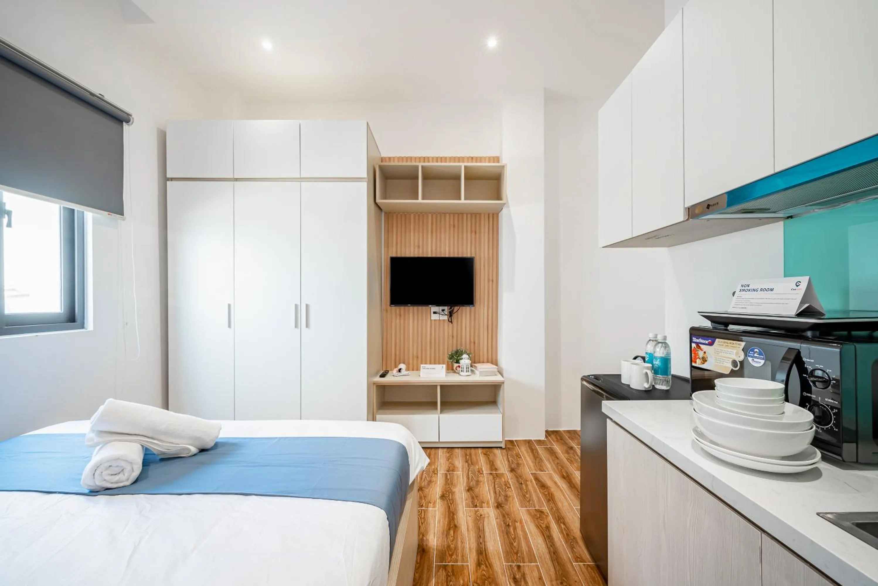 Bed in Cozrum Homes - Autumn House