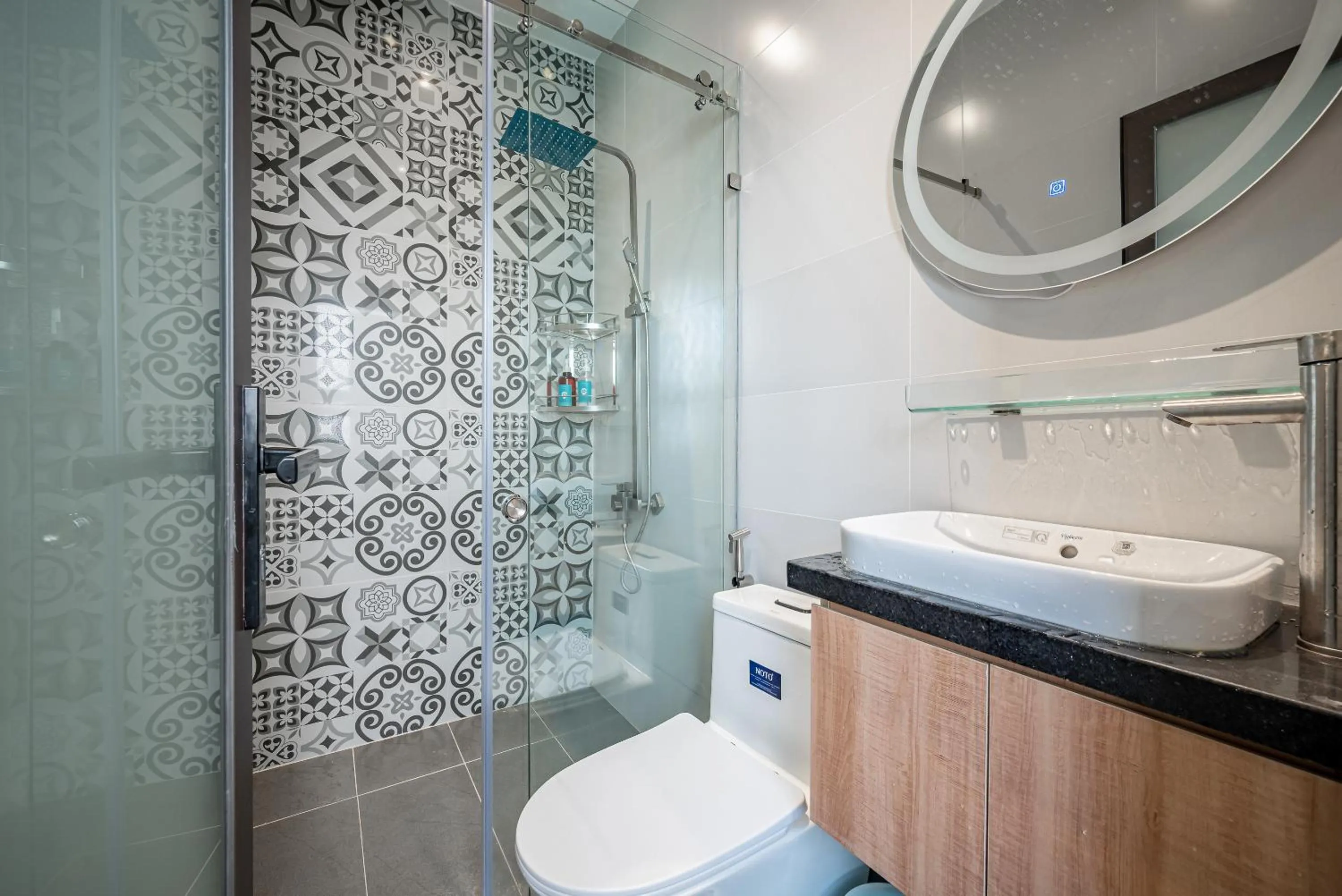 Shower in Cozrum Homes - Autumn House