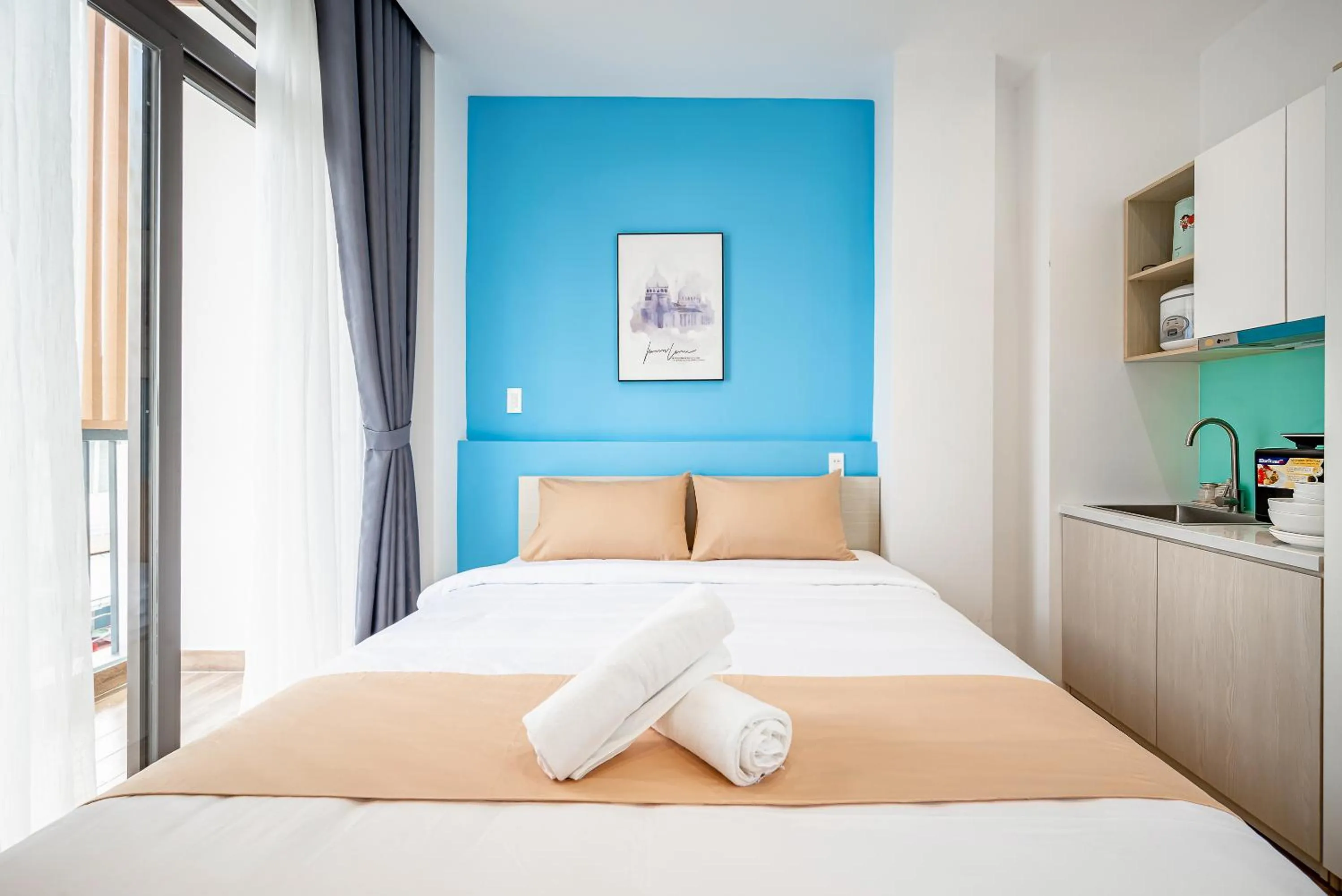 Bed in Cozrum Homes - Autumn House