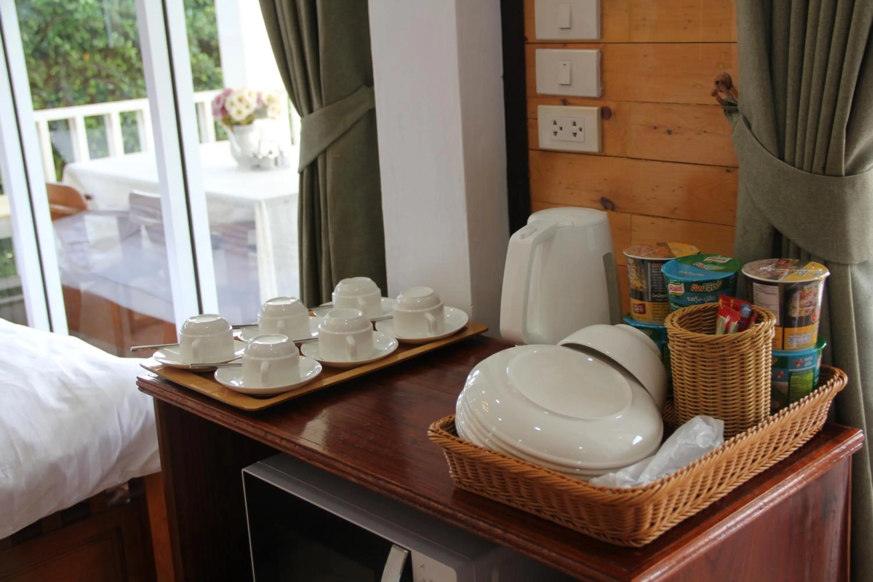 Coffee/tea facilities, Bed in ภูฝ้ายวิลล่า Phufai villa